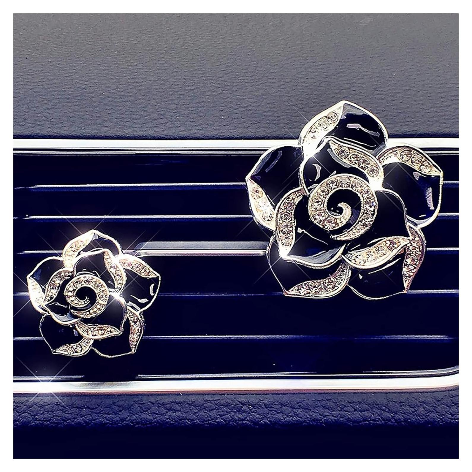 2 Clips de Ventilación de Auto CYG&CL con Fragancia Camelia