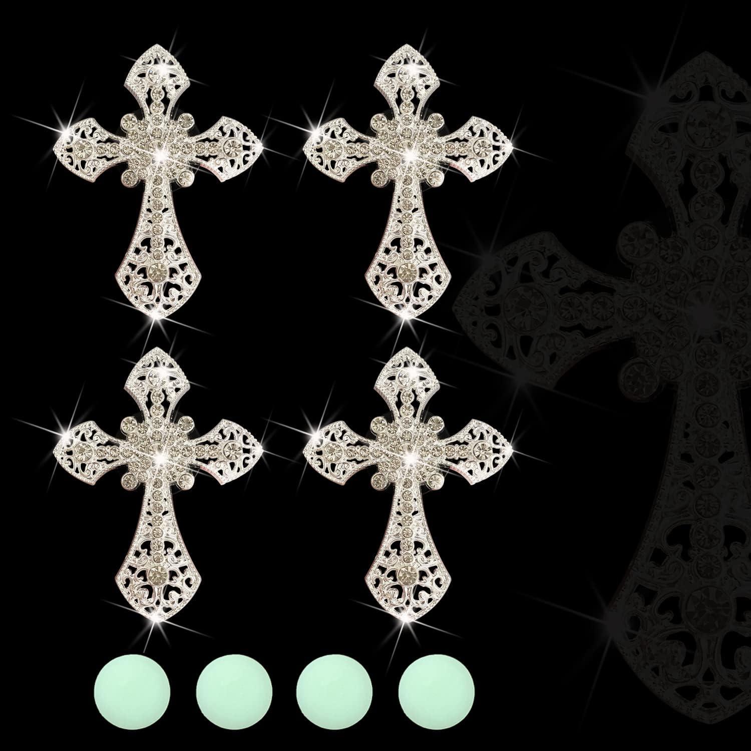 Clip de Ventilación Brillante Xinjincang - 4 Pcs Decoración Auto