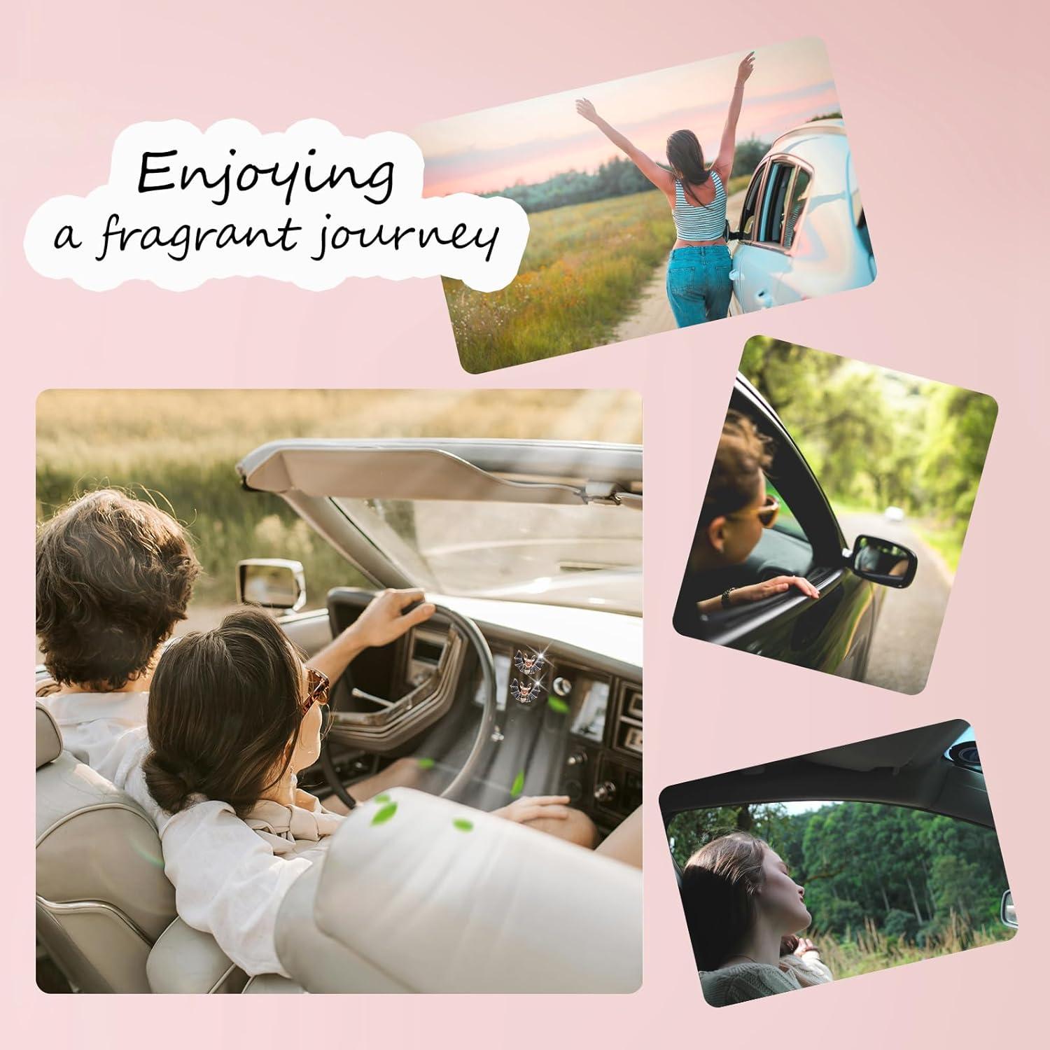 Clip de Ventilación de Auto Murciélago ORIESSE 2 Pcs Recargable