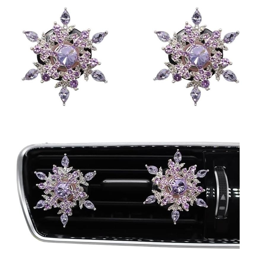 Clips de Ventilación de Coche ORIESSE Morados 2 Pcs con Aromas