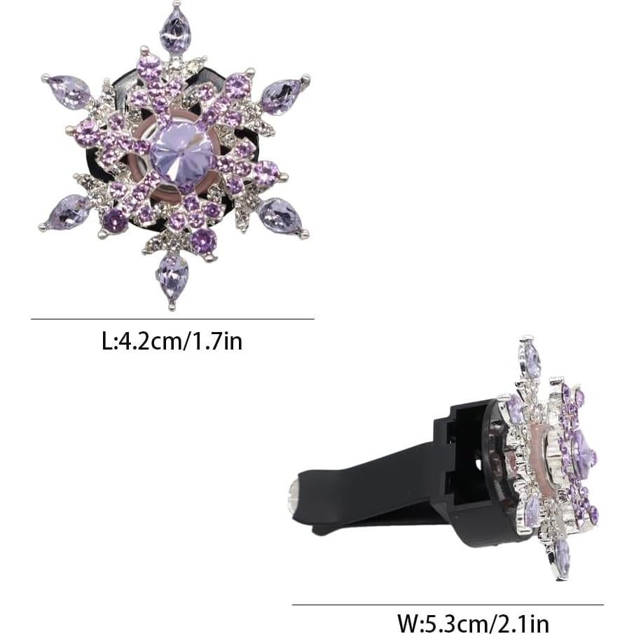 Clips de Ventilación de Coche ORIESSE Morados 2 Pcs con Aromas