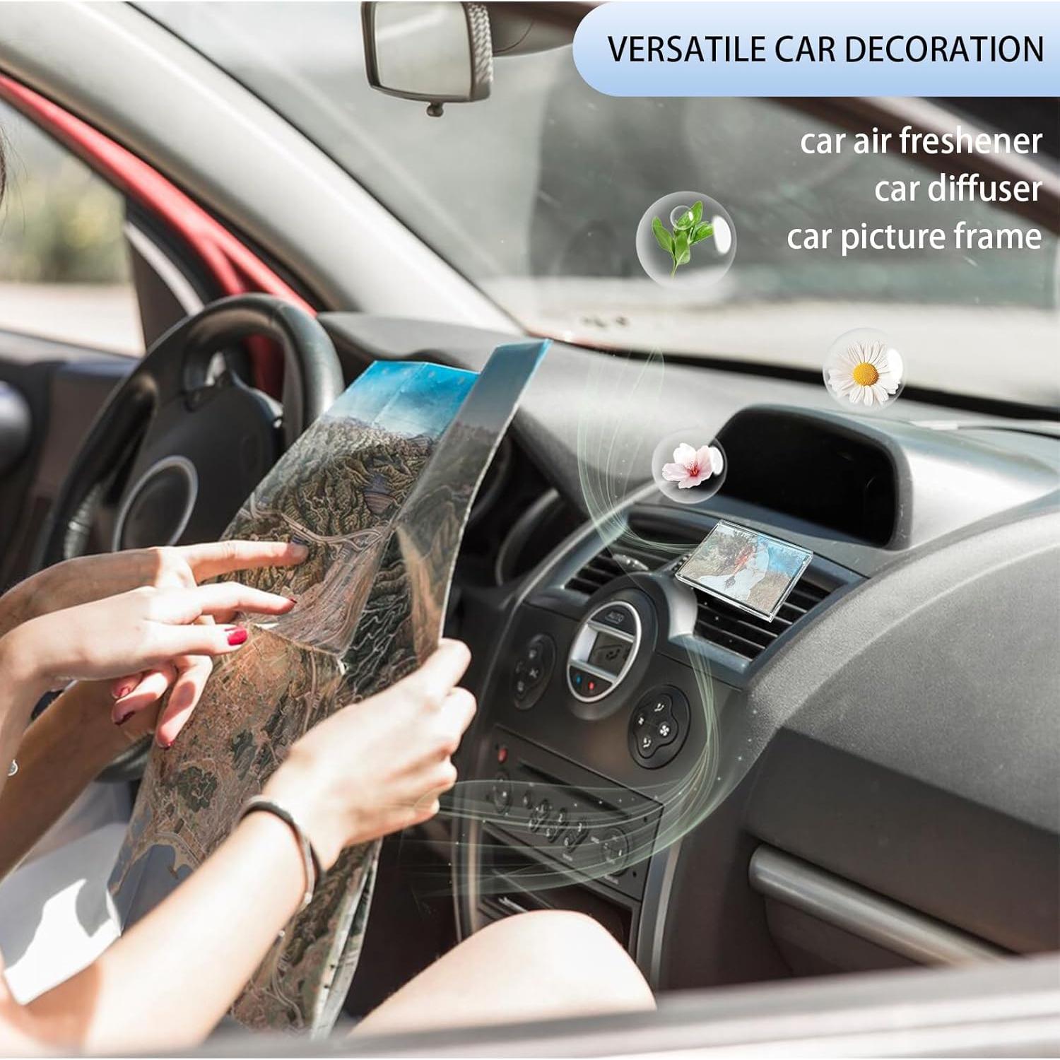 Marco de Foto y Ambientador para Auto ORIESSE 5x8 cm