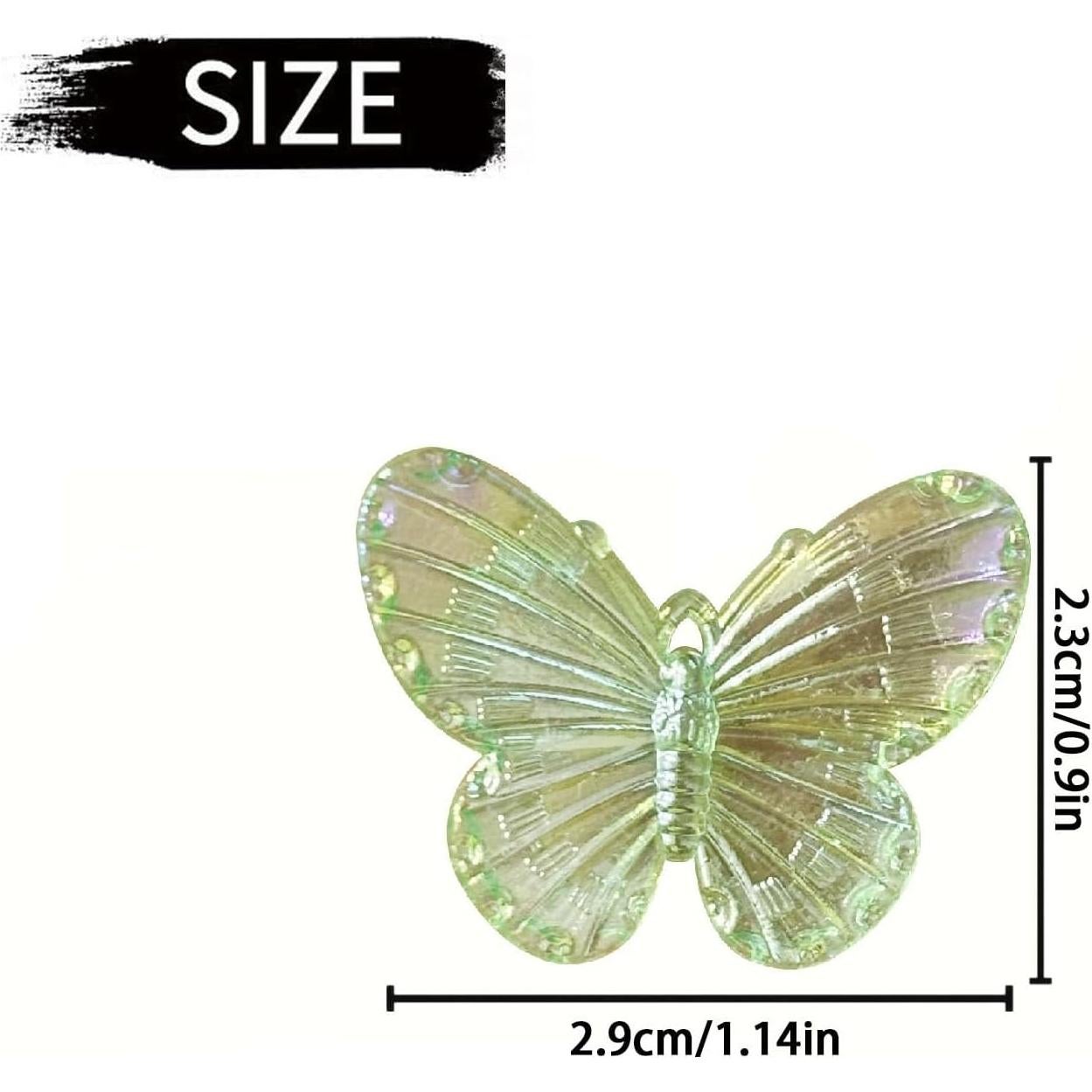 6 Clips de Ventilación Mariposa WLngtv para Coche - Ambientadores