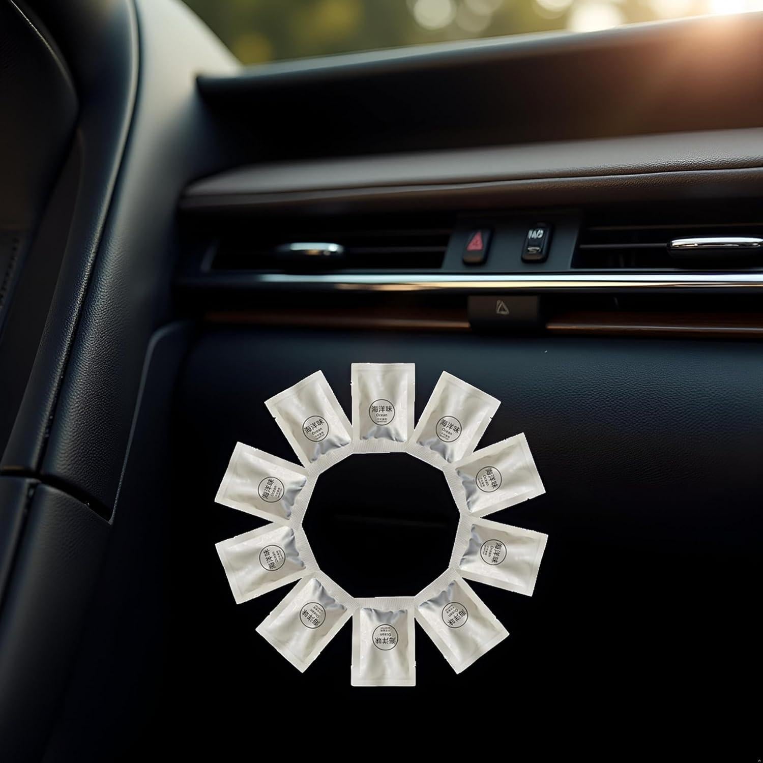 Paquete de 10 recambios ambientador coche Yixiao Océano