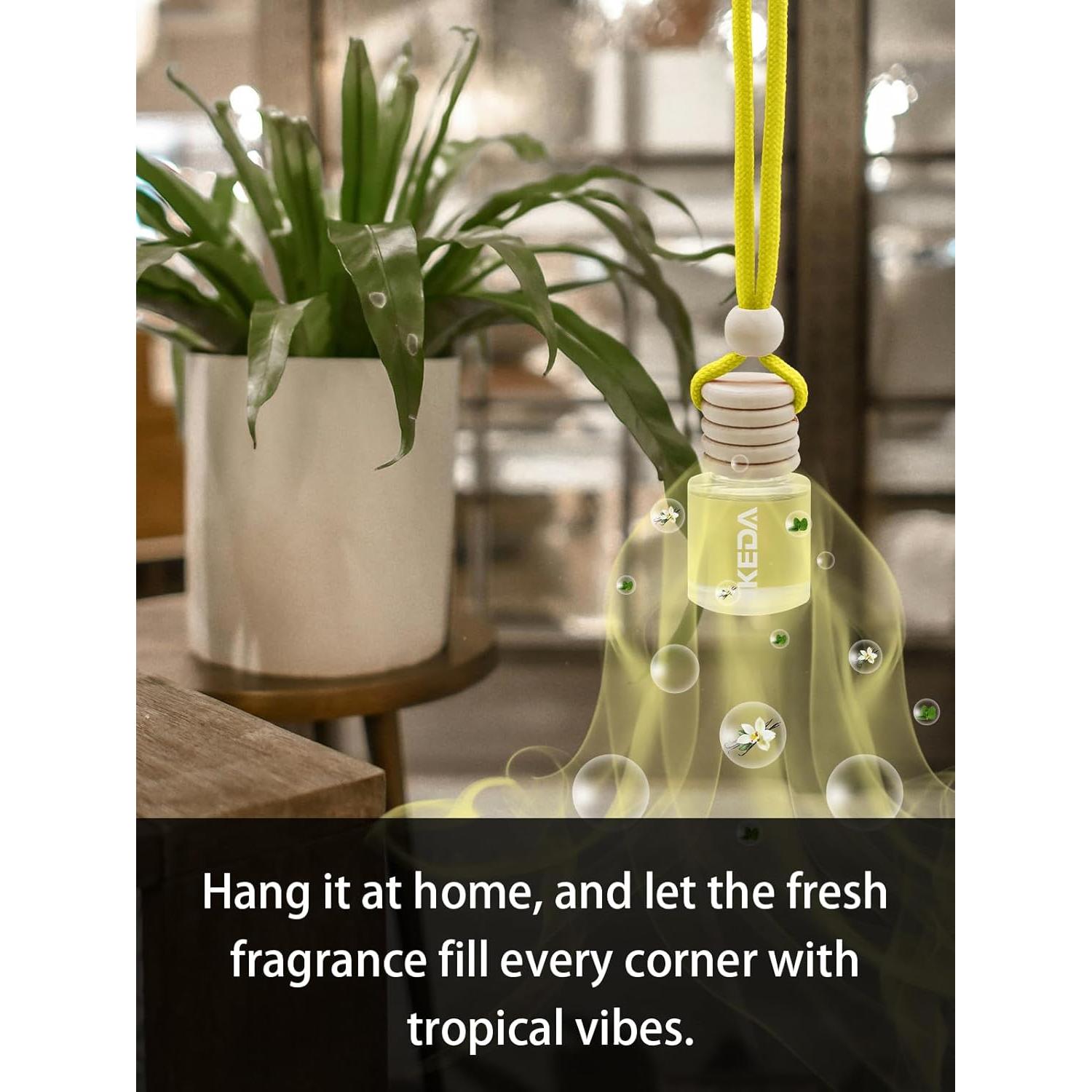 Ambientador de Auto IKEDA Vainilla 10ml, Fragancia Duradera