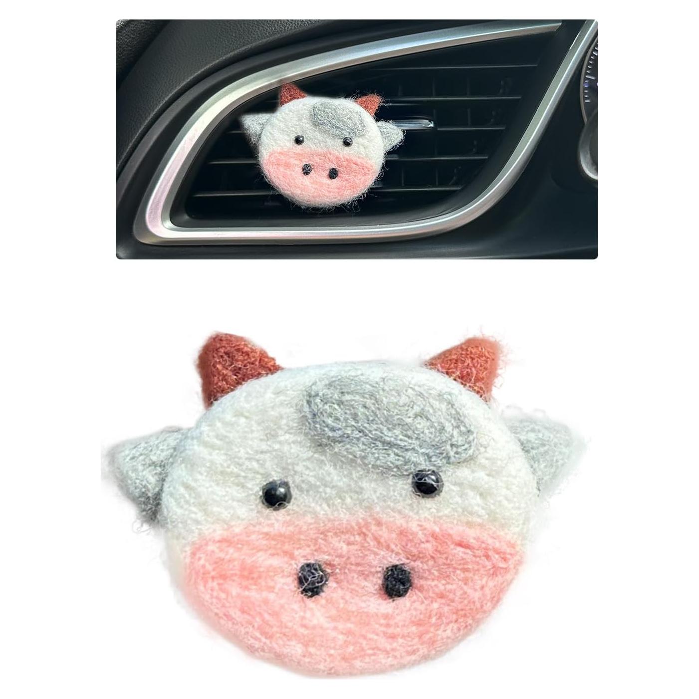 Clip de Ventilación de Coche ORIESSE Vaca Lindo Difusor Aromático