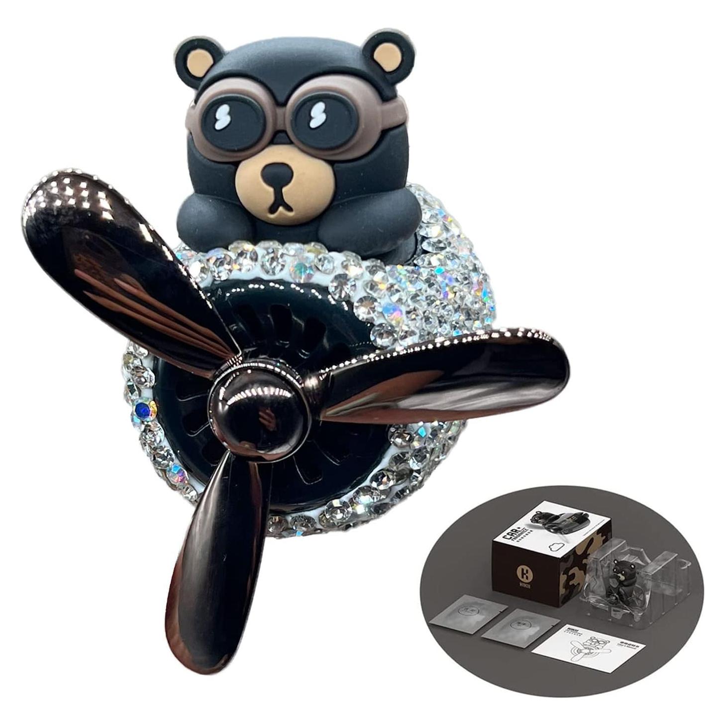 Ambientador de Aire para Auto ColisPar Oso Negro Piloto