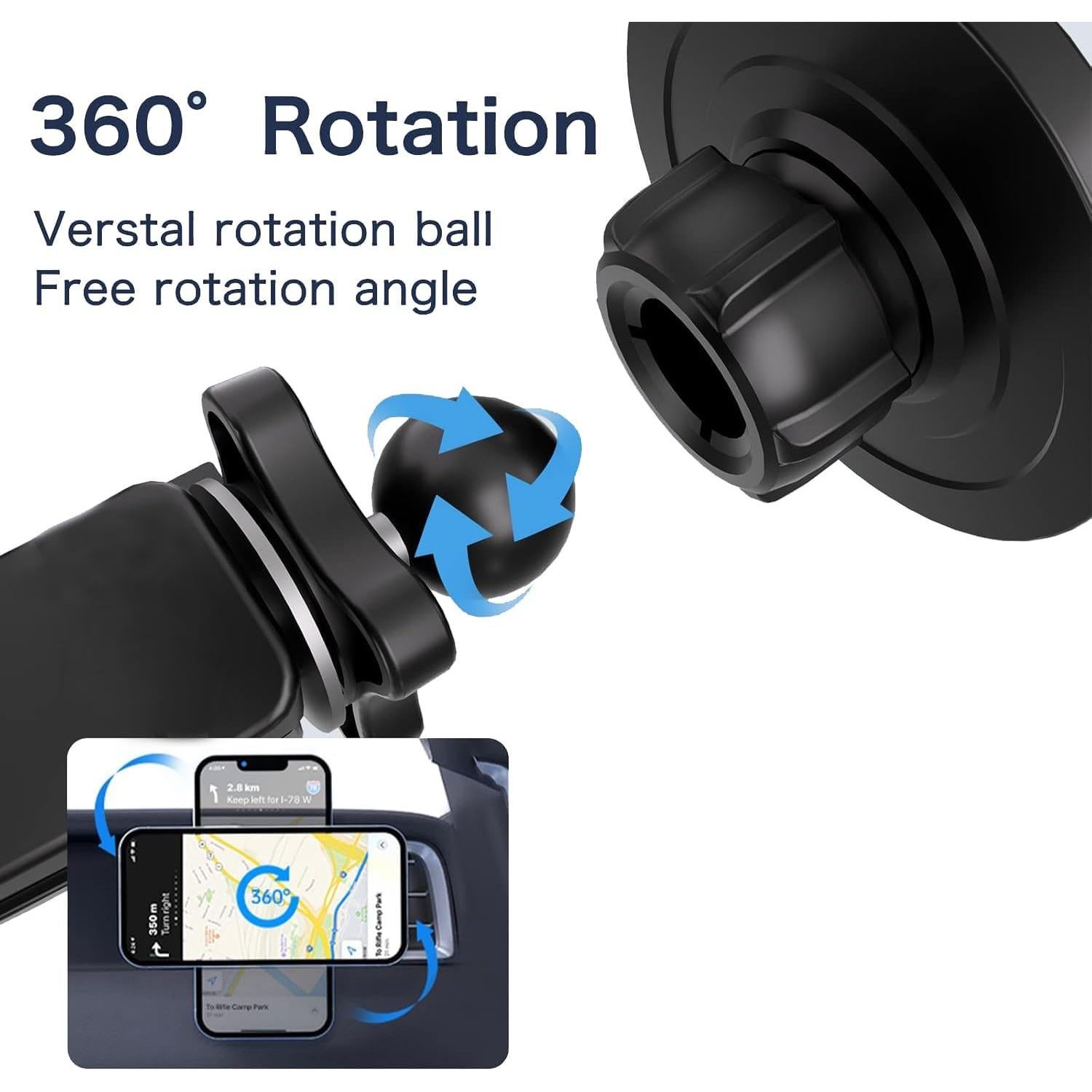 Soporte para Teléfono de Coche Vehibrckt Clip Ventilación 4-7"