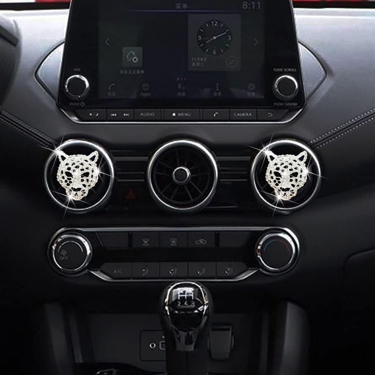 Clip de Ventilación Difusor de Auto Yixiao con Rhinestones