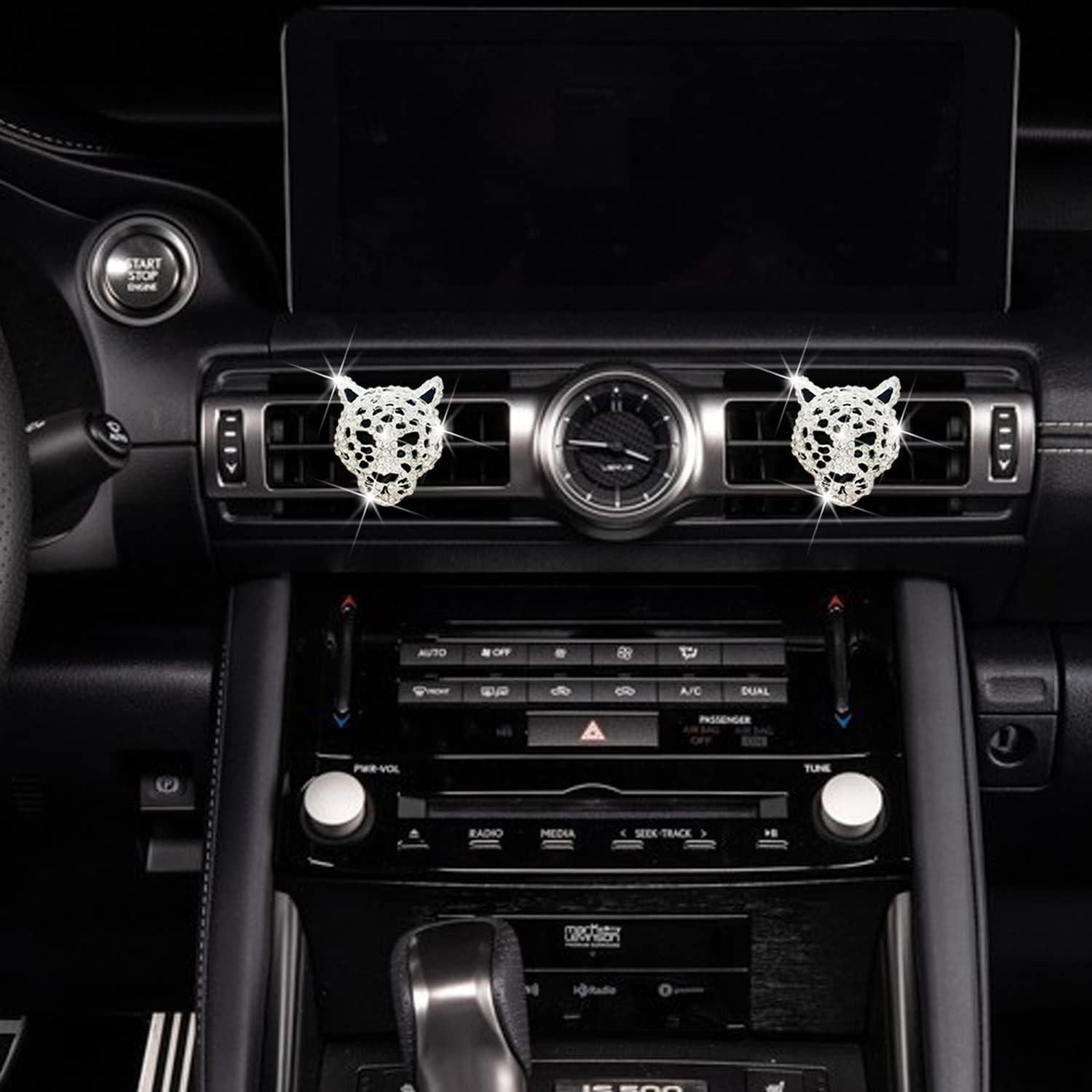 Clip de Ventilación Difusor de Auto Yixiao con Rhinestones