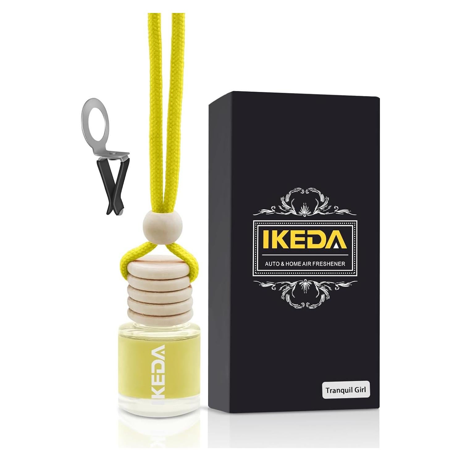 Ambientador de Auto Ikeda Vainilla Circular 10ml Larga Duración