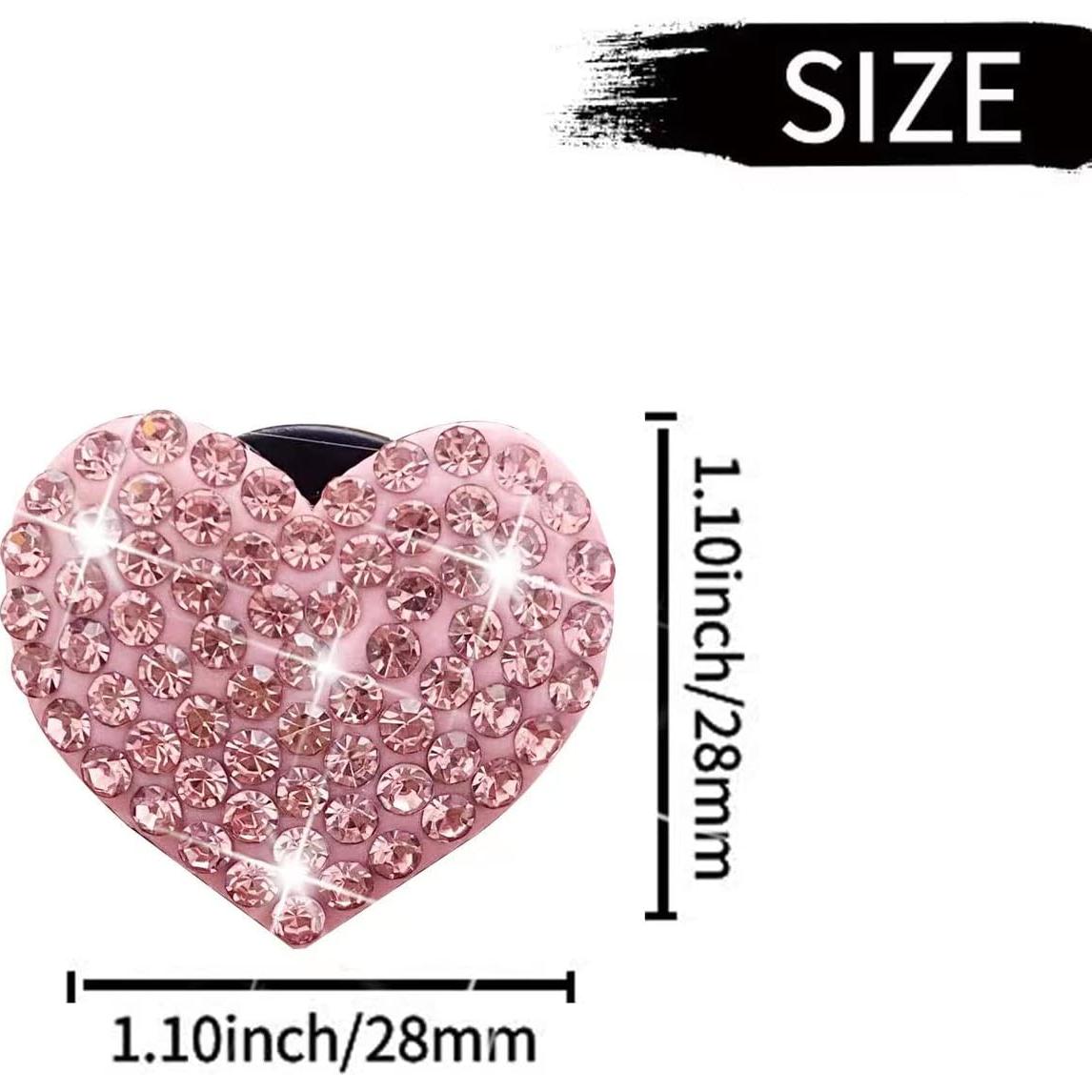 Clip Difusor de Aire Brillante YOUAIHEWEI para Auto Rosa