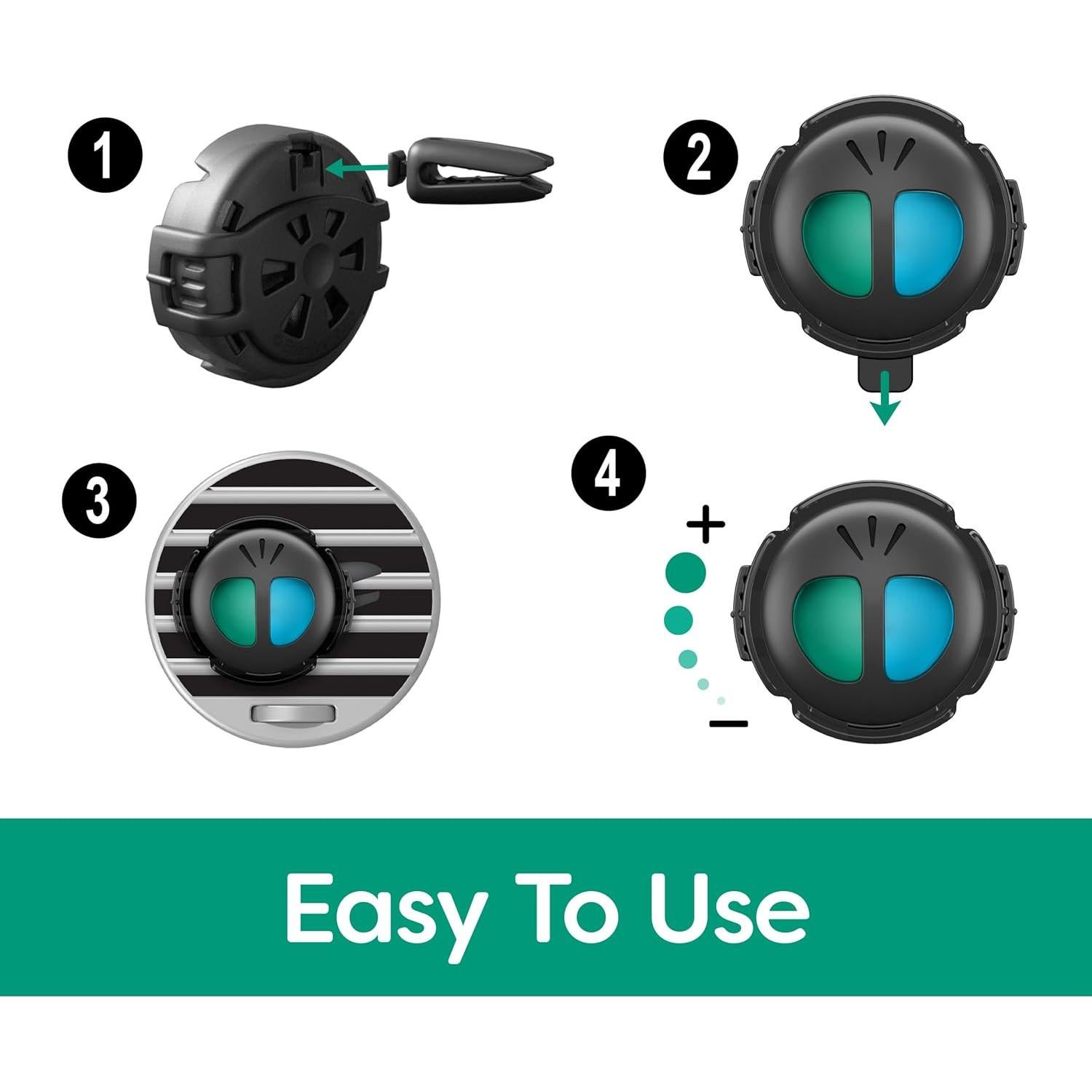 Mini Difusores de Aire Refresca Tu Auto 2 Piezas Prados Alpinos Brisa de Verano