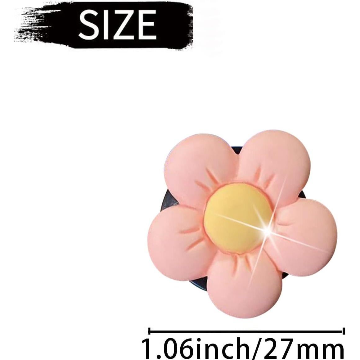 Clips de Ventilación de Aire para Auto - 6 Pcs Diseño Margarita