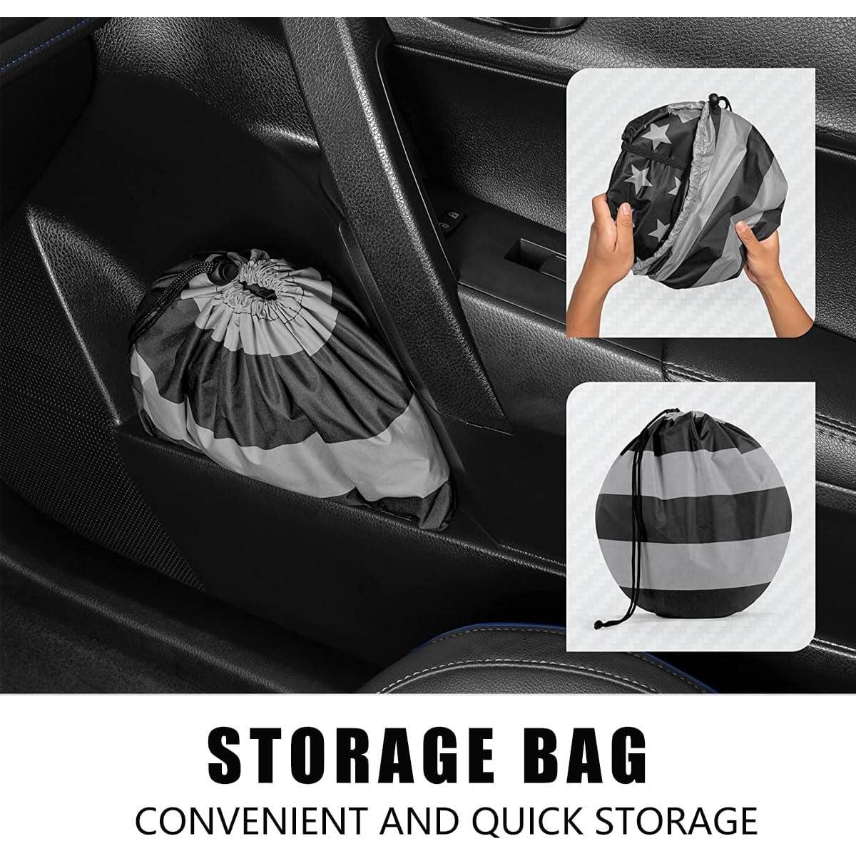 Protector Solar para Parabrisas Ziciner 162.5 x 86.4 cm Bandera USA