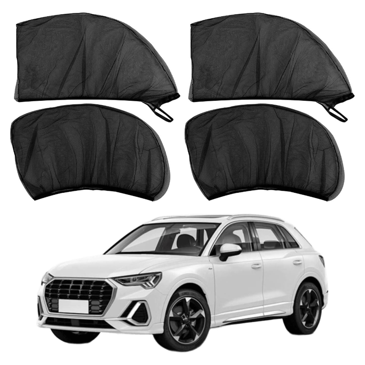 Cubierta de Sombra para Ventana de Auto YYTQP 4 PCS Malla Transpirable