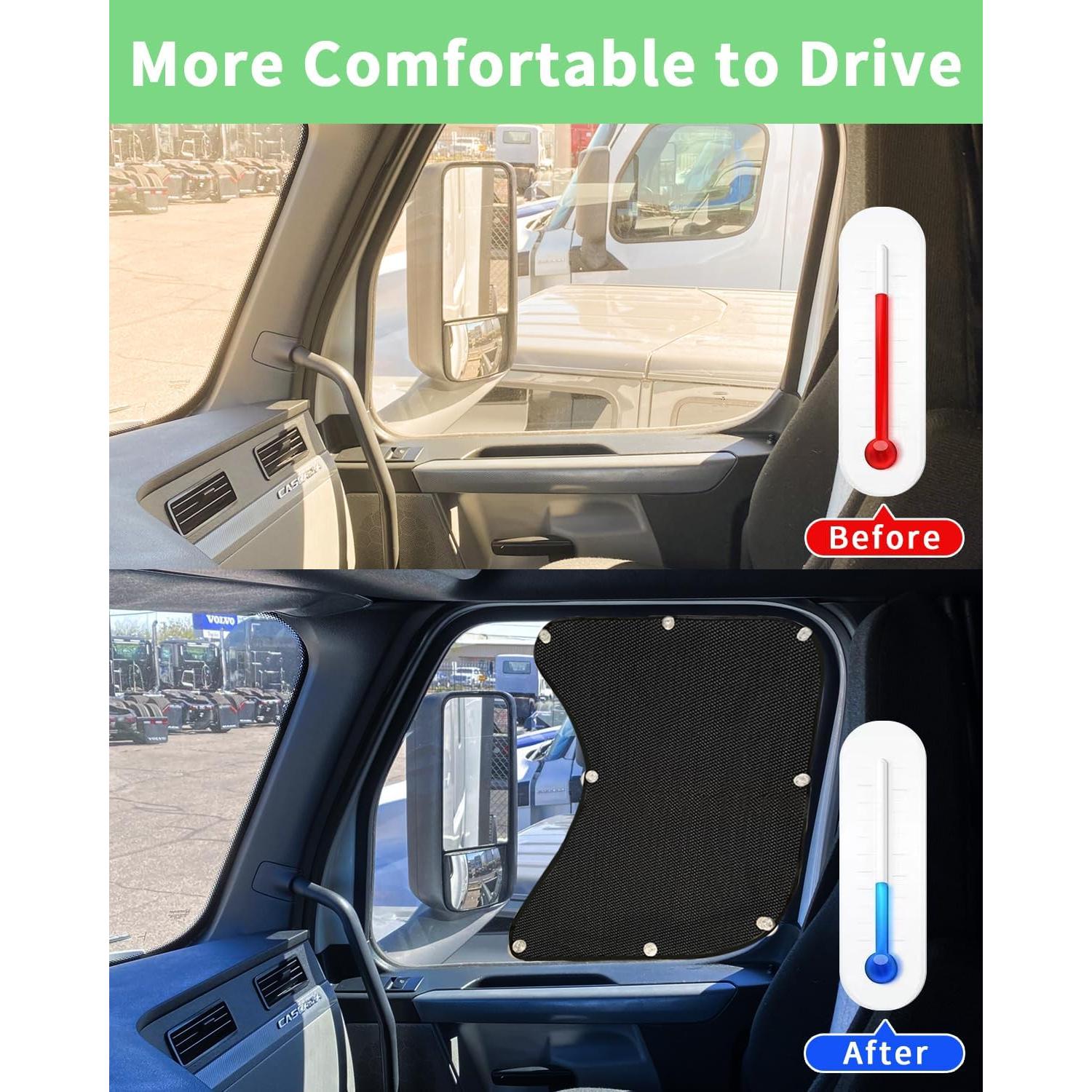 Protector Solar Ventana Lateral Camión Semi Meakeize SS-05 UV