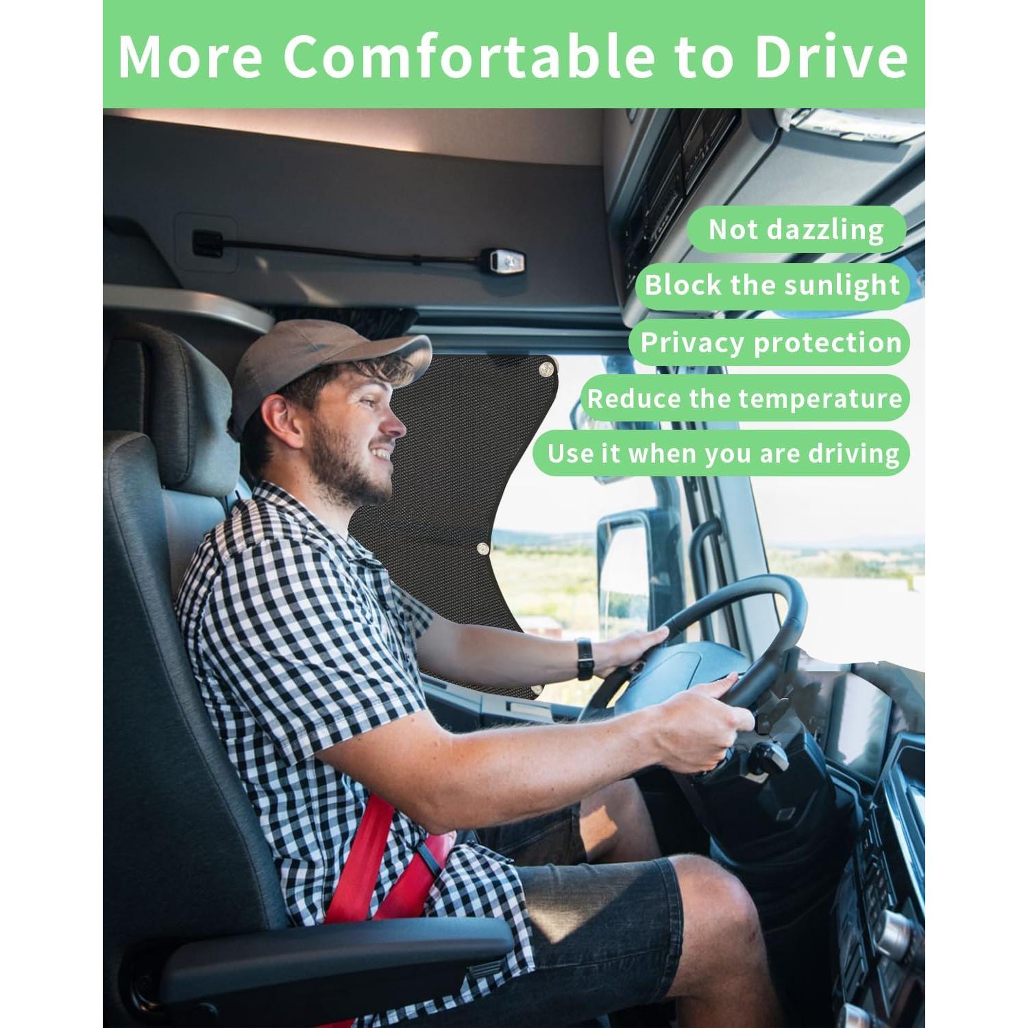 Protector Solar Ventana Lateral Camión Semi Meakeize SS-05 UV