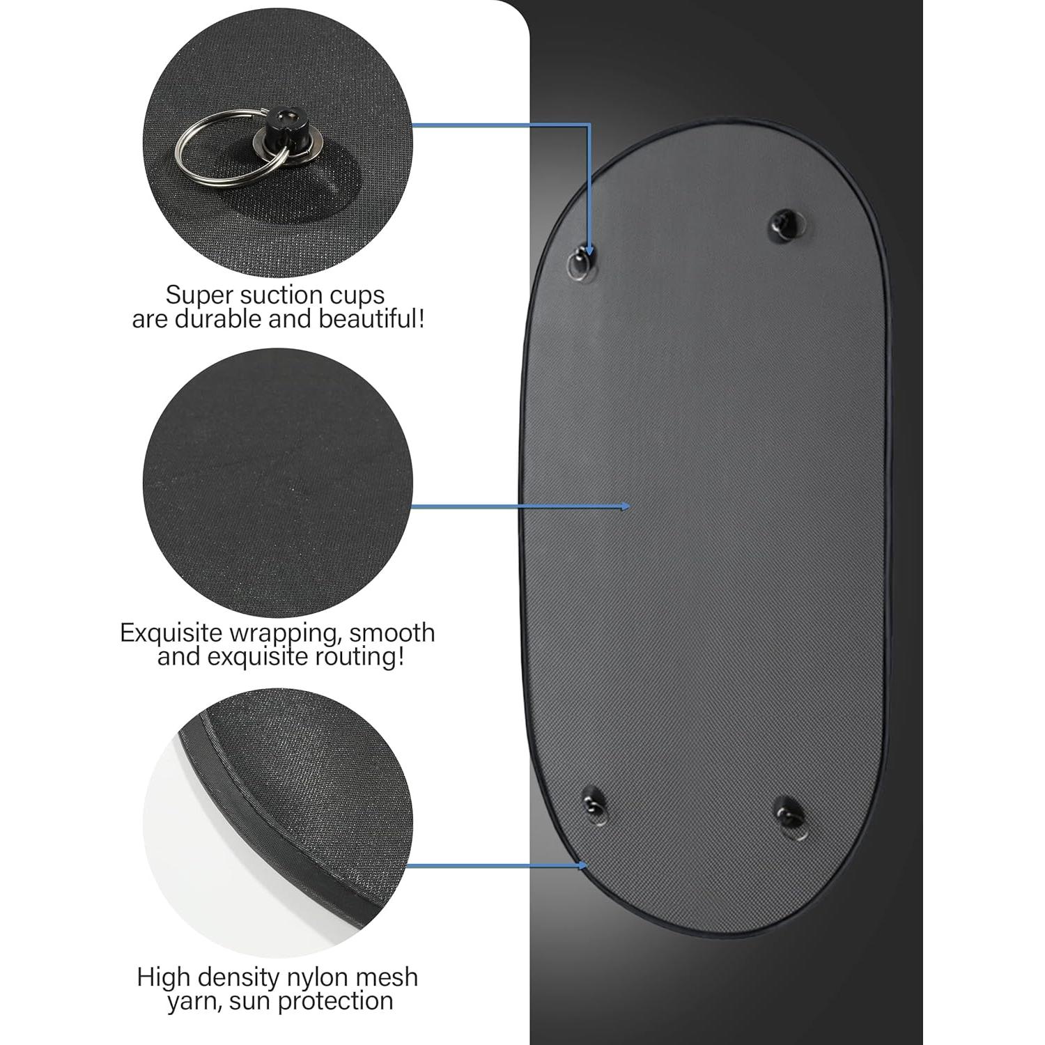 Sombra para Ventana Trasera de Auto Reswish 99x51cm UV