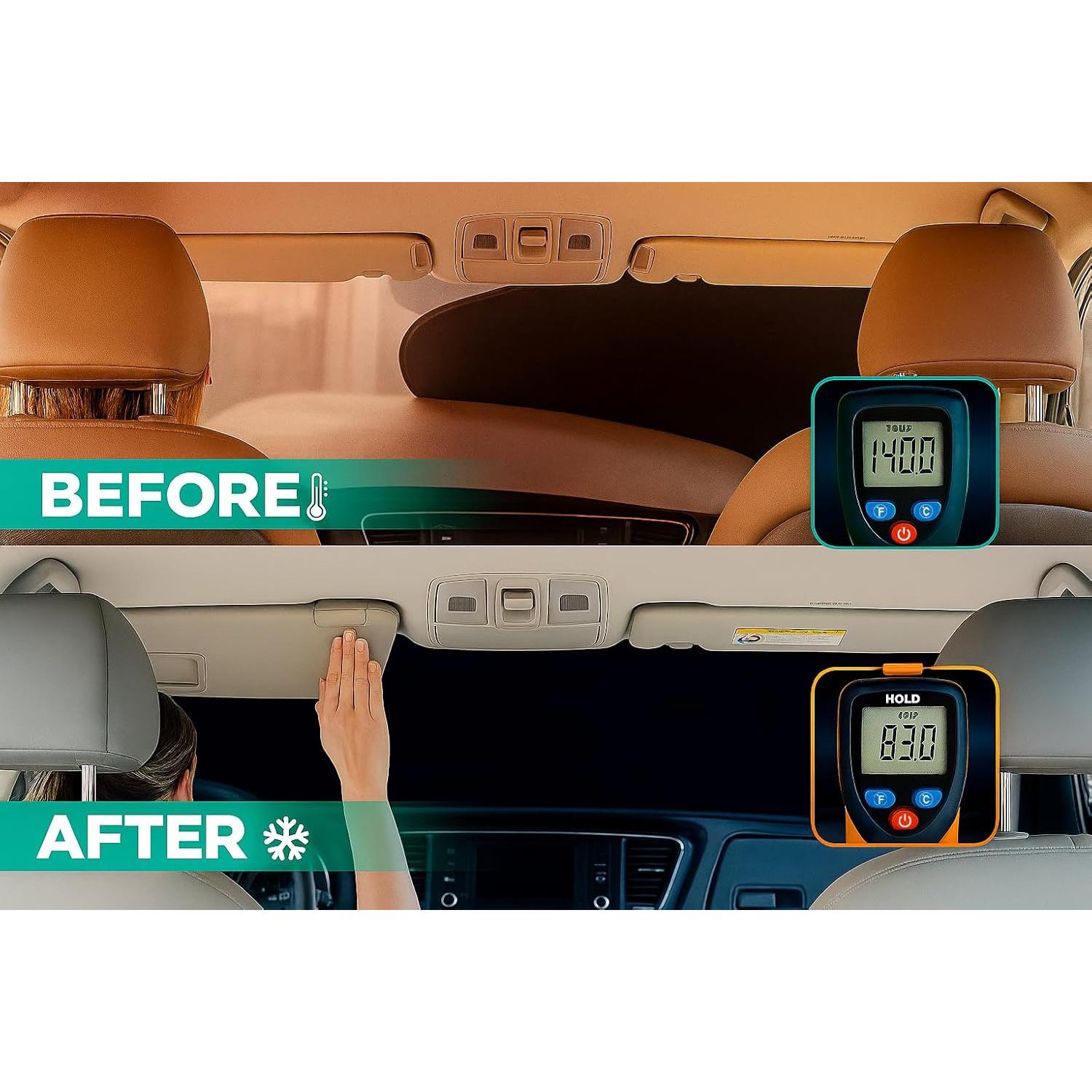 Parasol para Parabrisas Kinder Fluff 2 Piezas Grande UV 99.9%