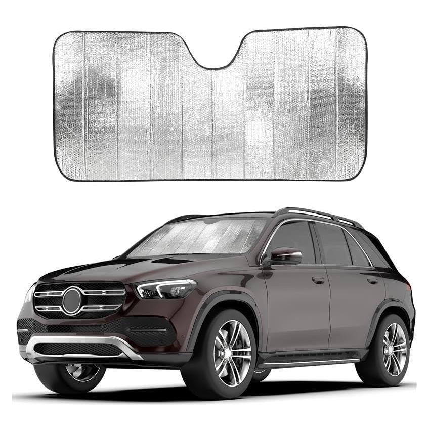 Sombra de Parabrisas Plegable EcoNour Grande Plata UV 98%