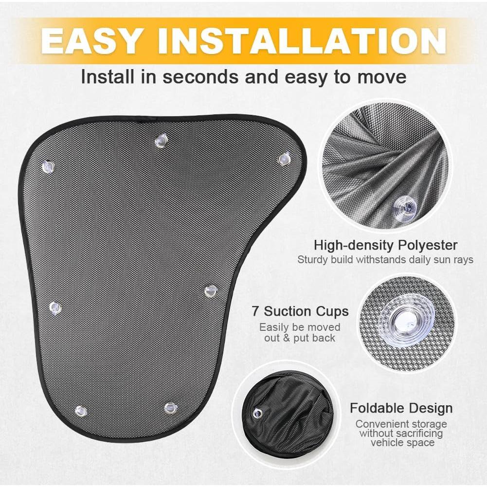 Cortina de Sombra JDMON para Ventanas de Camiones 59.4x49.3cm