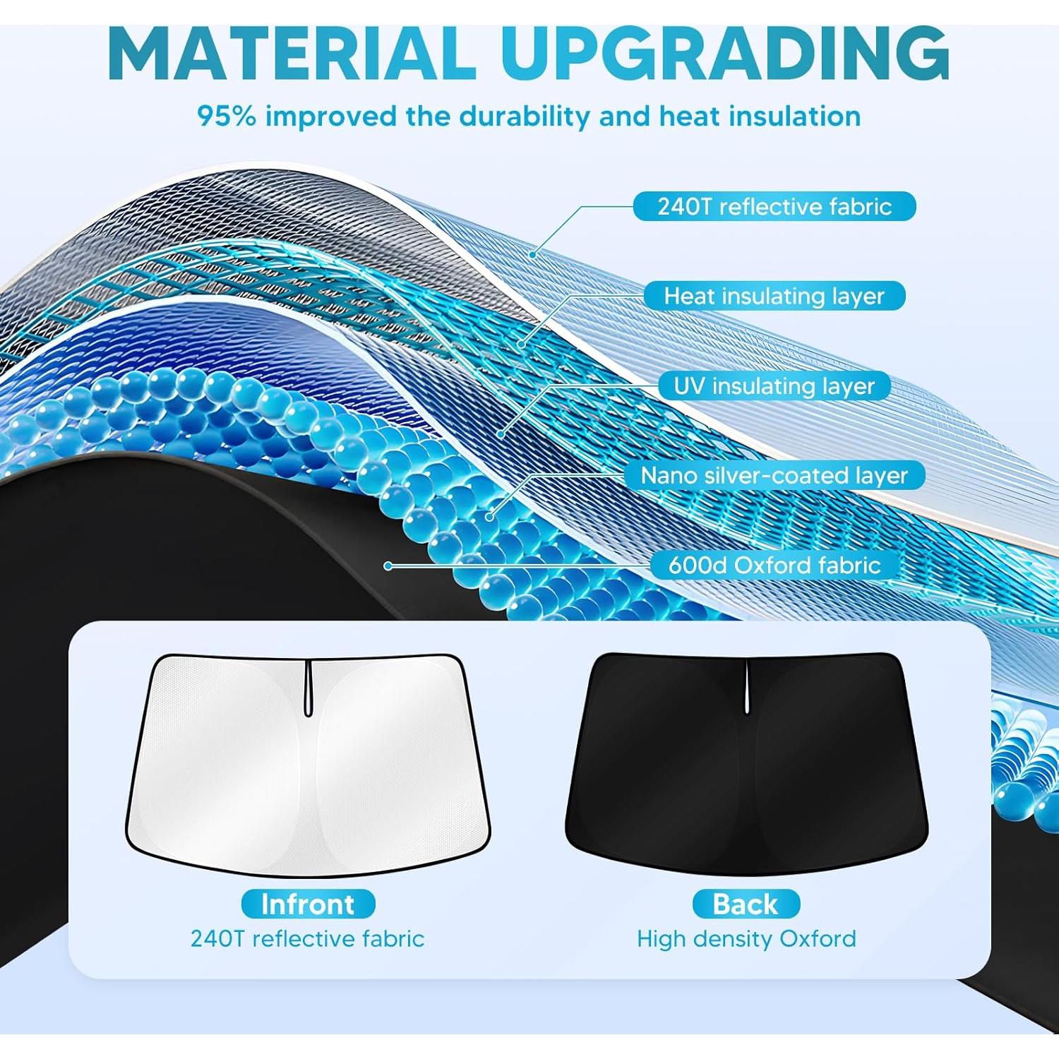 Protector Solar Plegable Cartist para Parabrisas Chevy Equinox 2025-2026