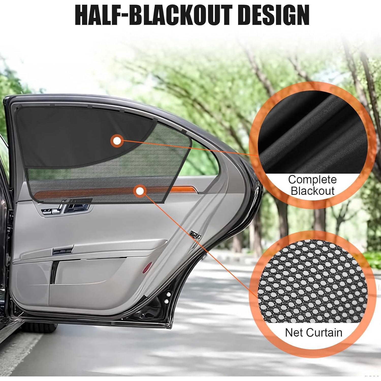 Sombrillas Magnéticas para Ventanas de Auto 2 Pcs 2win2buy