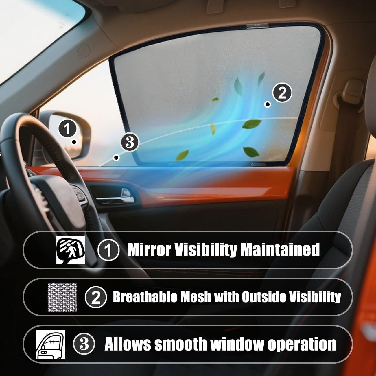 Protector Solar Ventana Auto ROMASO Toyota RAV4 2020-2025