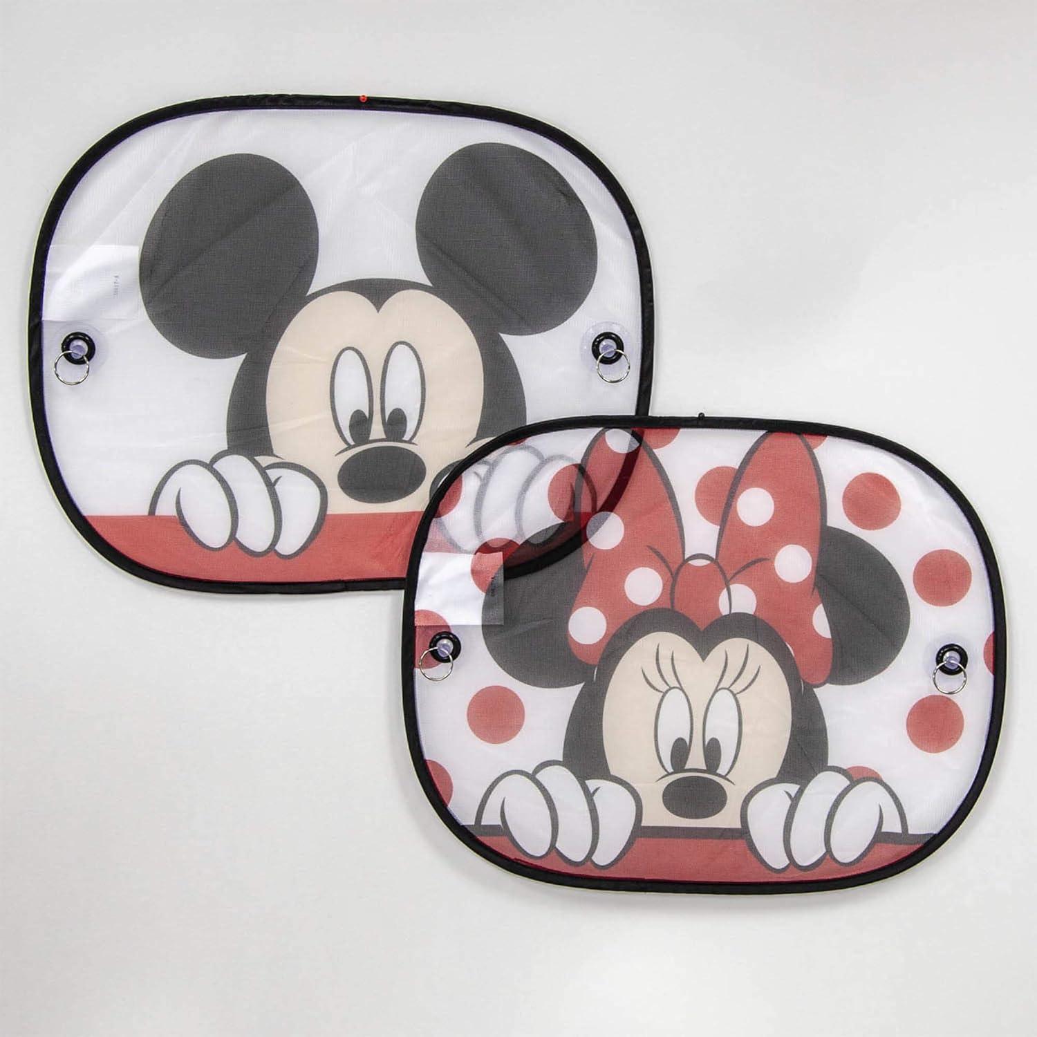 Cortina de Ventana Lateral 2 Piezas Plasticolor Disney Mickey Minnie