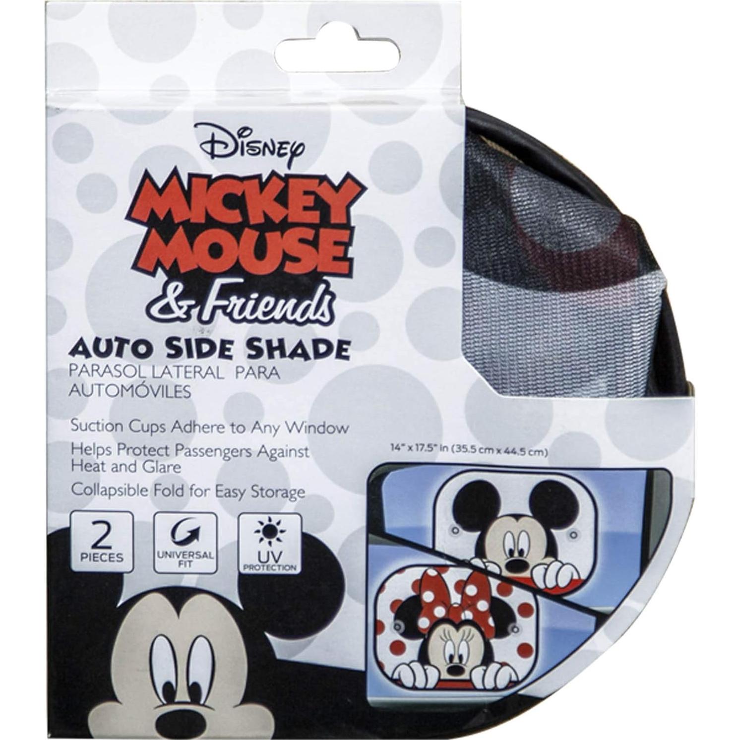 Cortina de Ventana Lateral 2 Piezas Plasticolor Disney Mickey Minnie