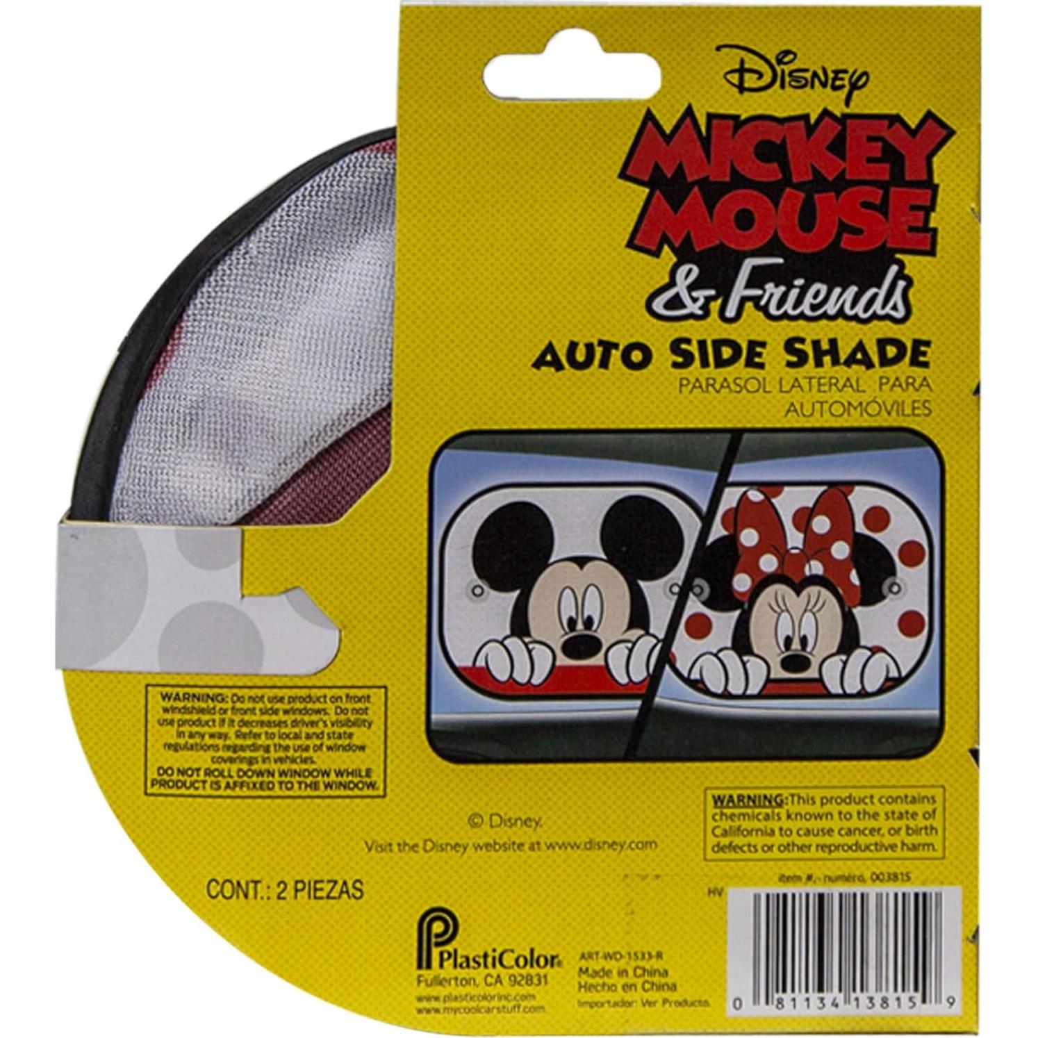 Cortina de Ventana Lateral 2 Piezas Plasticolor Disney Mickey Minnie
