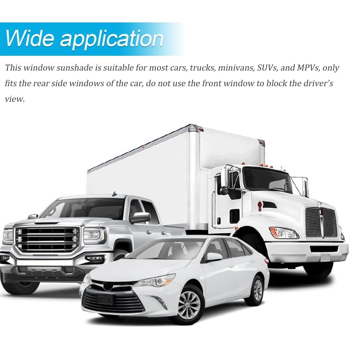 Cortina Solar para Auto Sandfren 70x50cm Patrón Caricatura