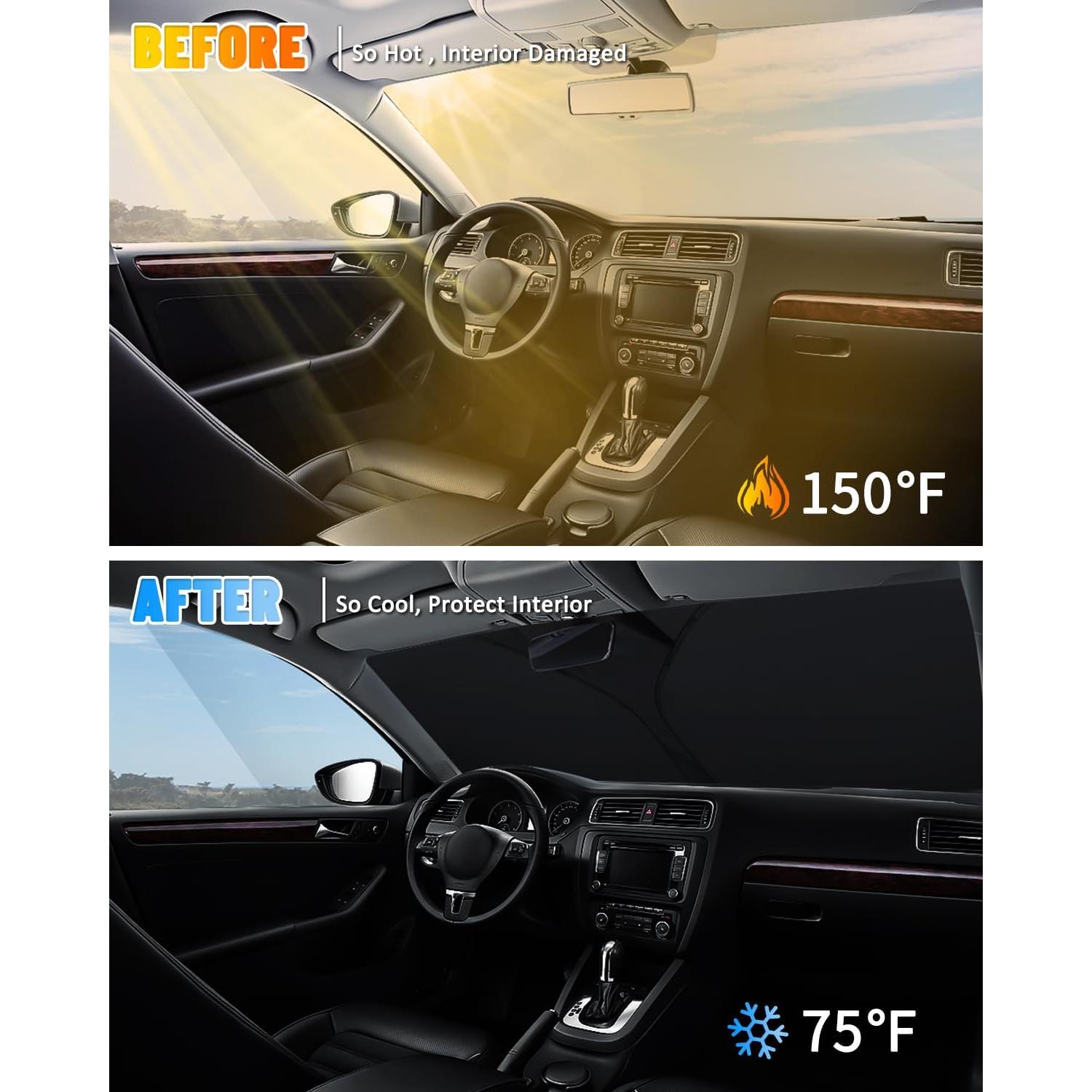 Sombra de Sol Bestview para Chevy Silverado 2014-2018 - Bandera EE. UU.