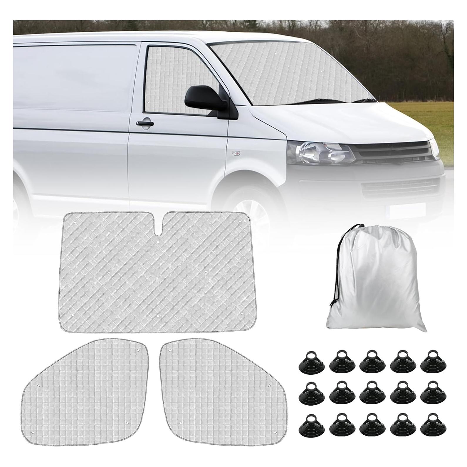 Cortinas Solares Ford Transit 2015-2023 - Juego de 3 Piezas