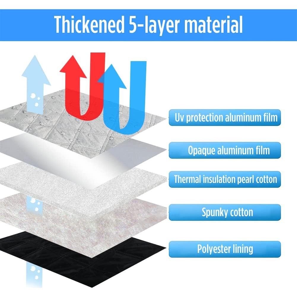 Cortinas Solares Ford Transit 2015-2023 - Juego de 3 Piezas