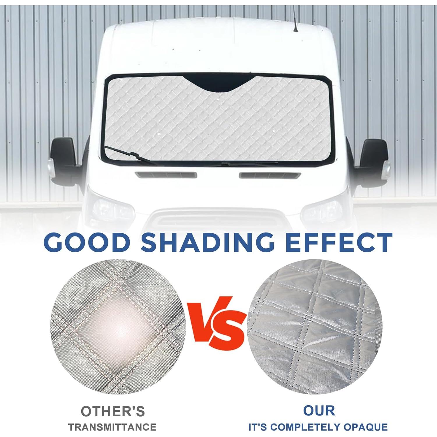 Cortinas Solares Ford Transit 2015-2023 - Juego de 3 Piezas