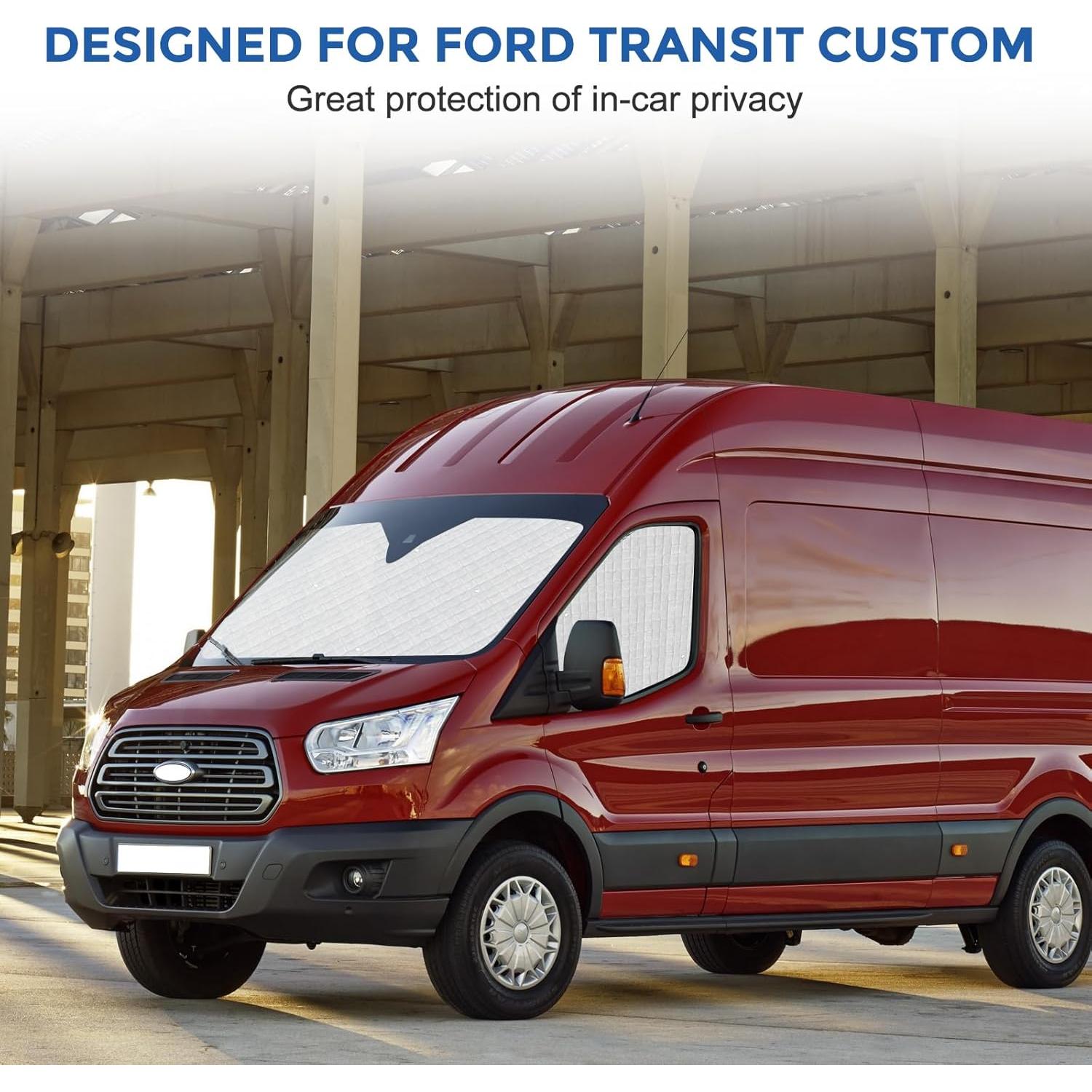 Cortinas Solares Ford Transit 2015-2023 - Juego de 3 Piezas