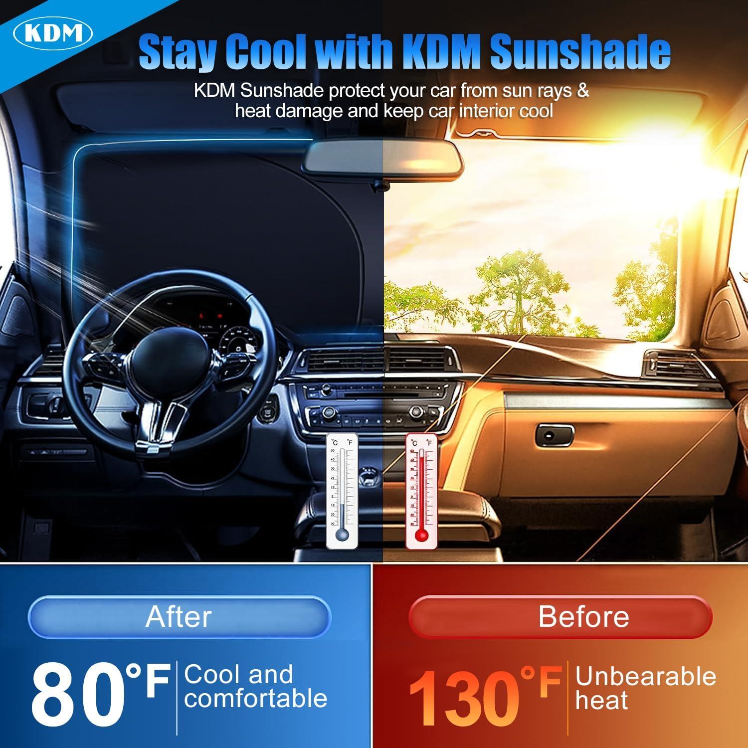 Parasol Reflectante KDM para Chevy Silverado 2014-2019