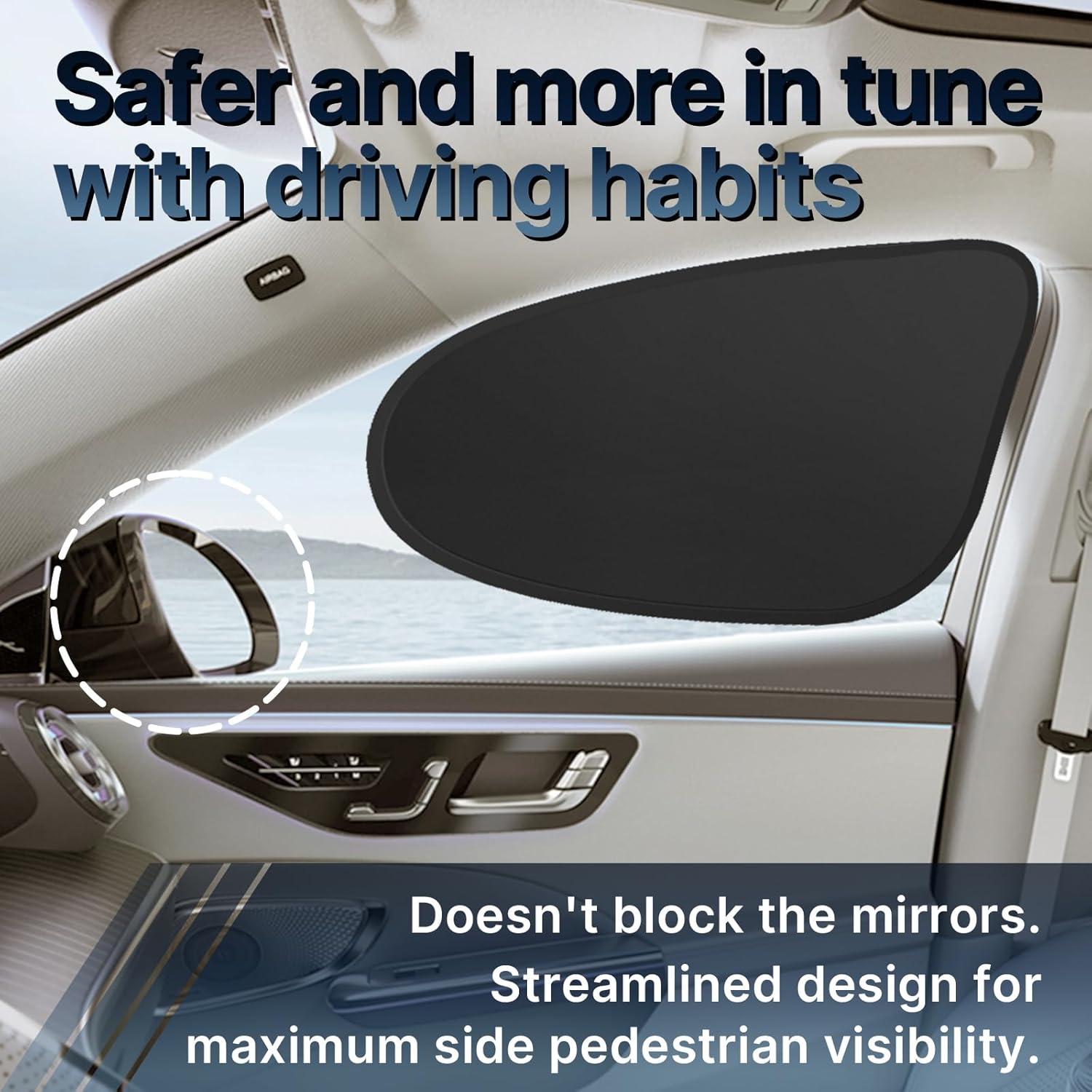 Parasoles Laterales para Coche COSY105C - 4 PCS, Protección UV