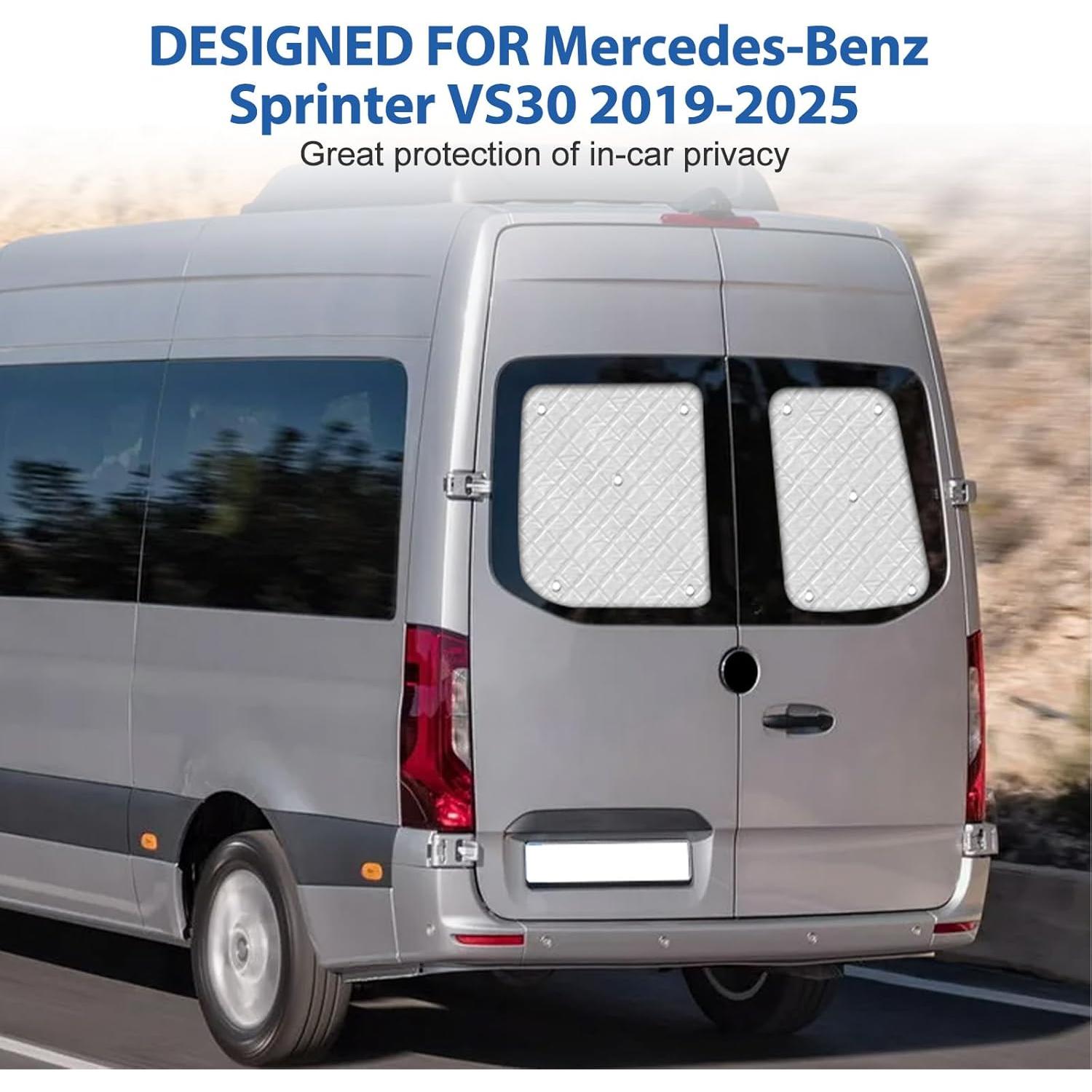 Cubierta de Sombra para Ventana Trasera Bumxca Mercedes Sprinter 2019-2025
