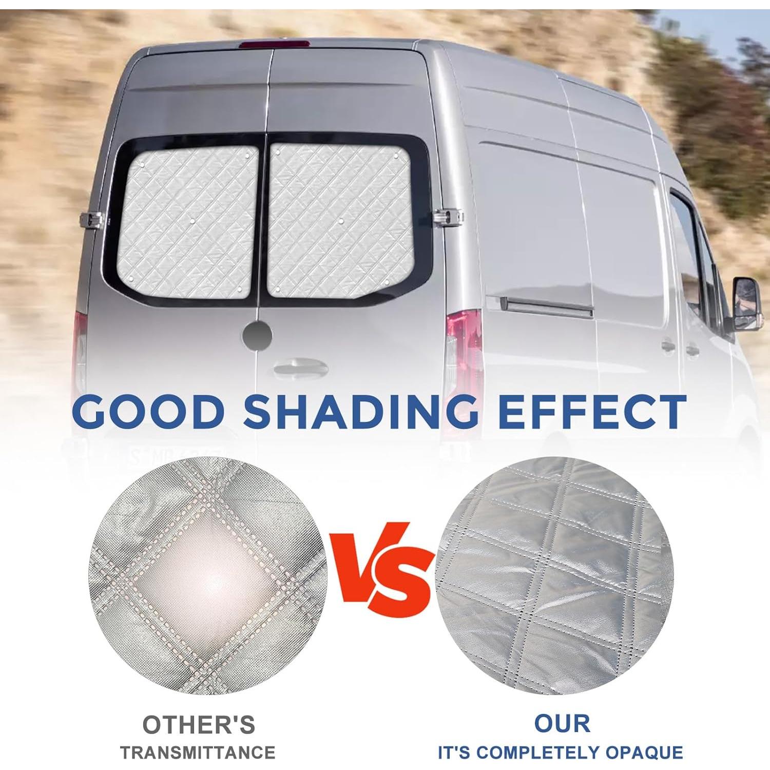 Cubierta de Sombra para Ventana Trasera Bumxca Mercedes Sprinter 2019-2025