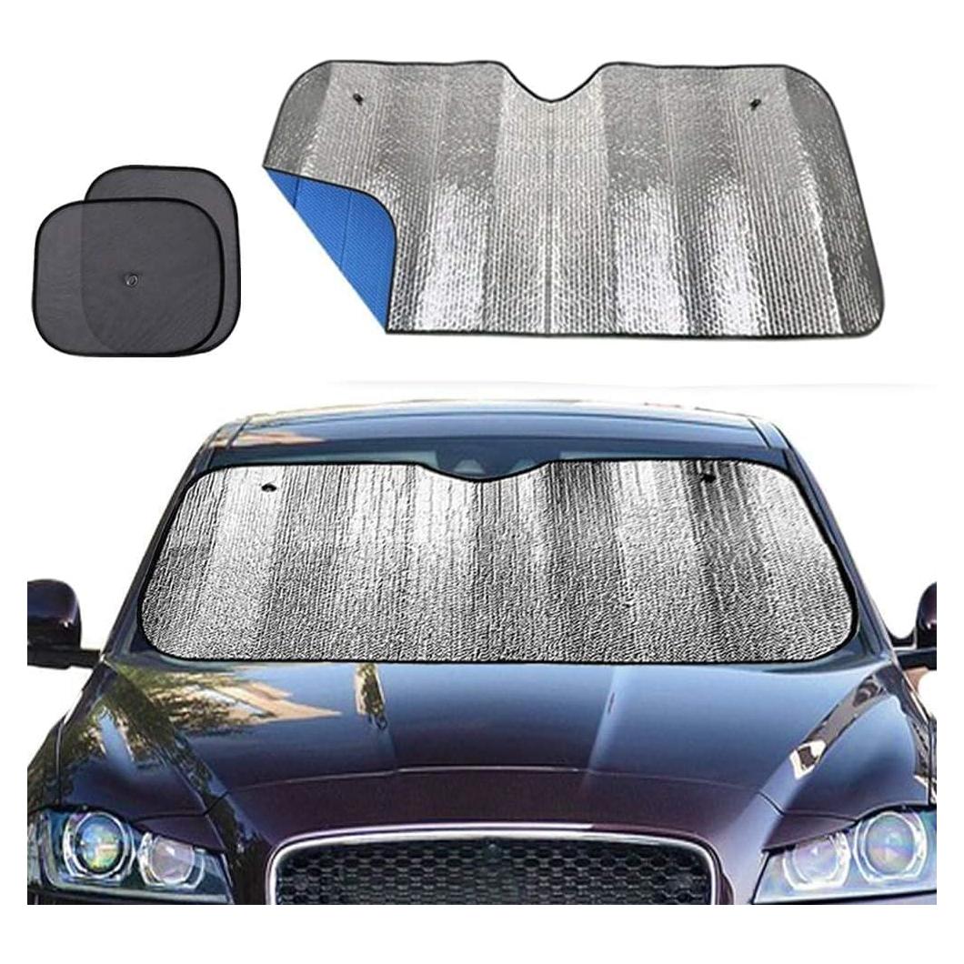 Protector Solar para Parabrisas Gran Hipopótamo 140x70 cm