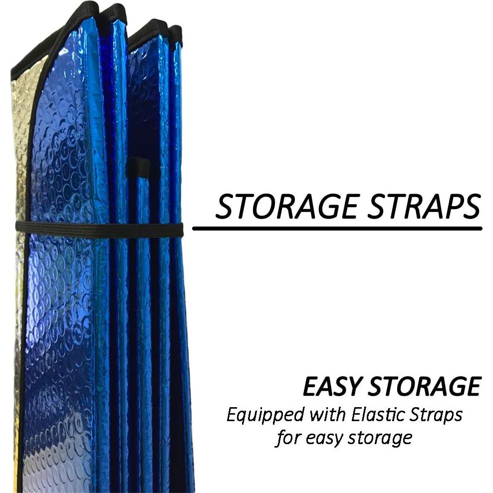 Protector Solar para Parabrisas Gran Hipopótamo 140x70 cm