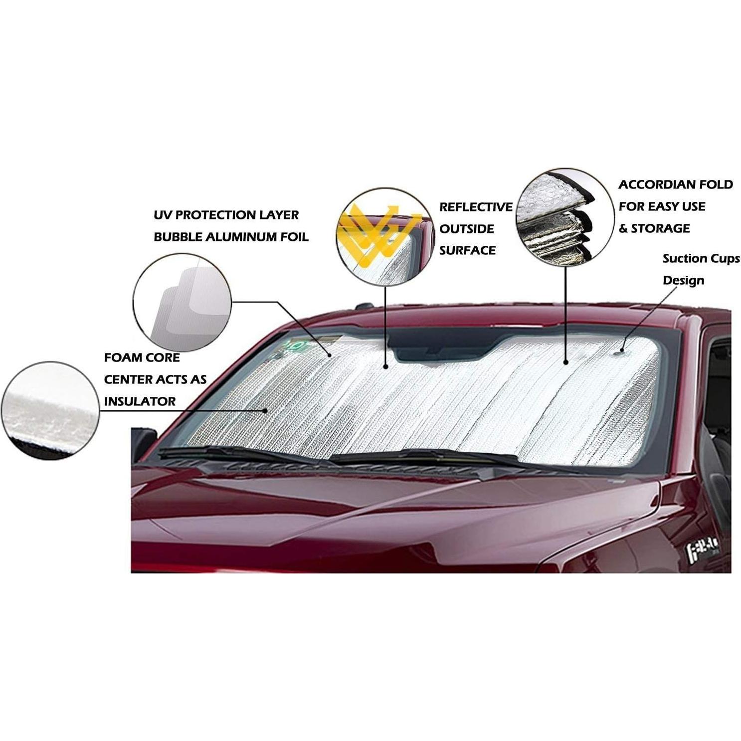 Protector Solar para Parabrisas Gran Hipopótamo 140x70 cm