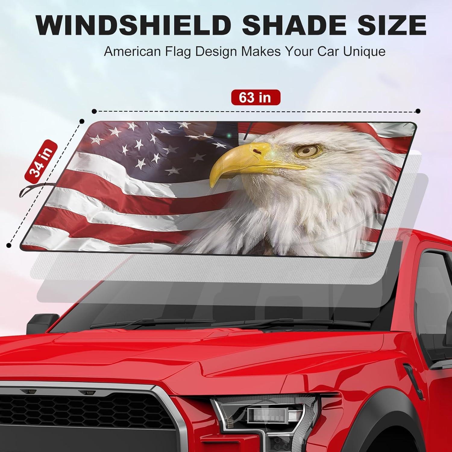 Sombra de Parabrisas TOPASHDE Universal 163.83x85.09cm Doble Capa