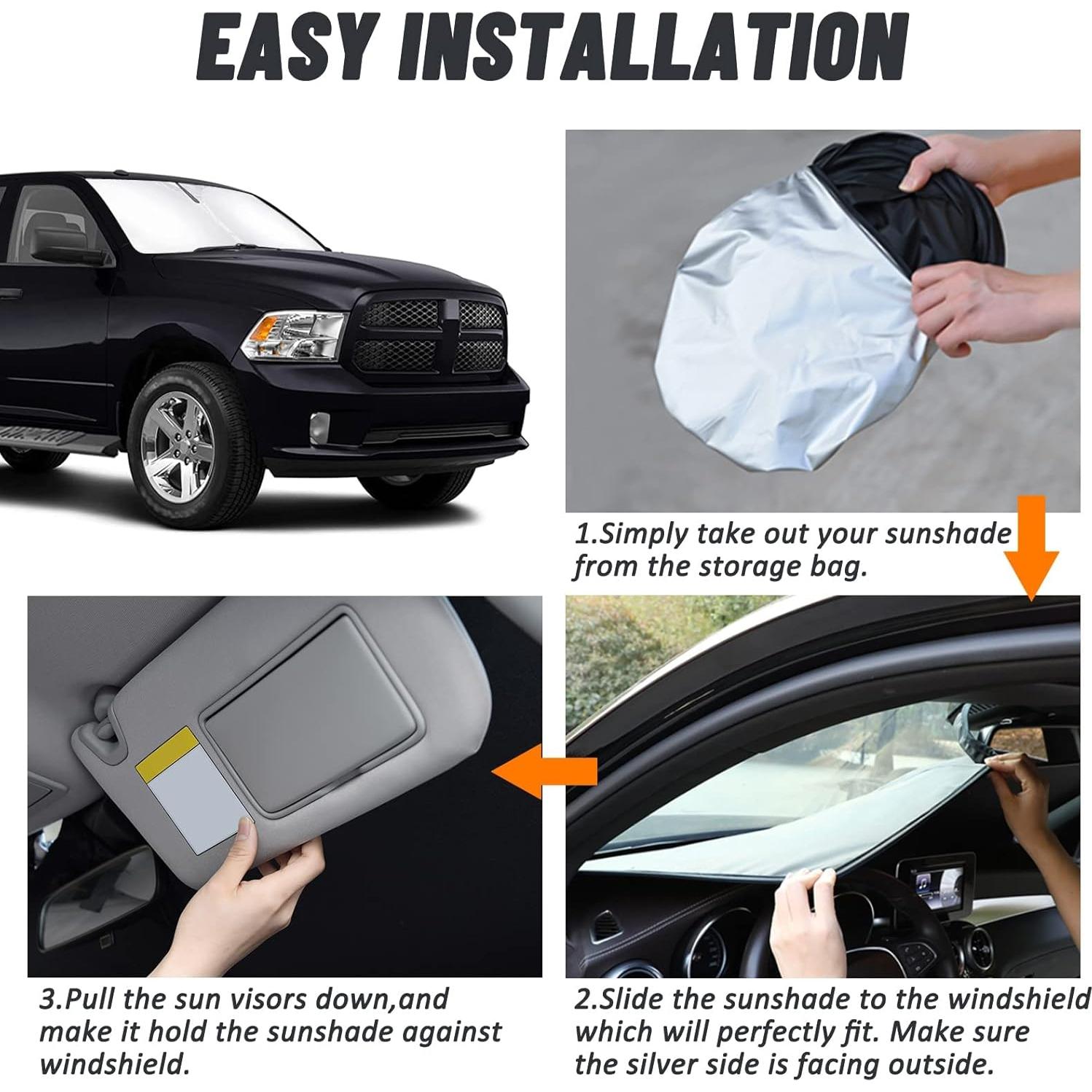 Protector Solar para Parabrisas Dodge Ram 1500 2009-2018