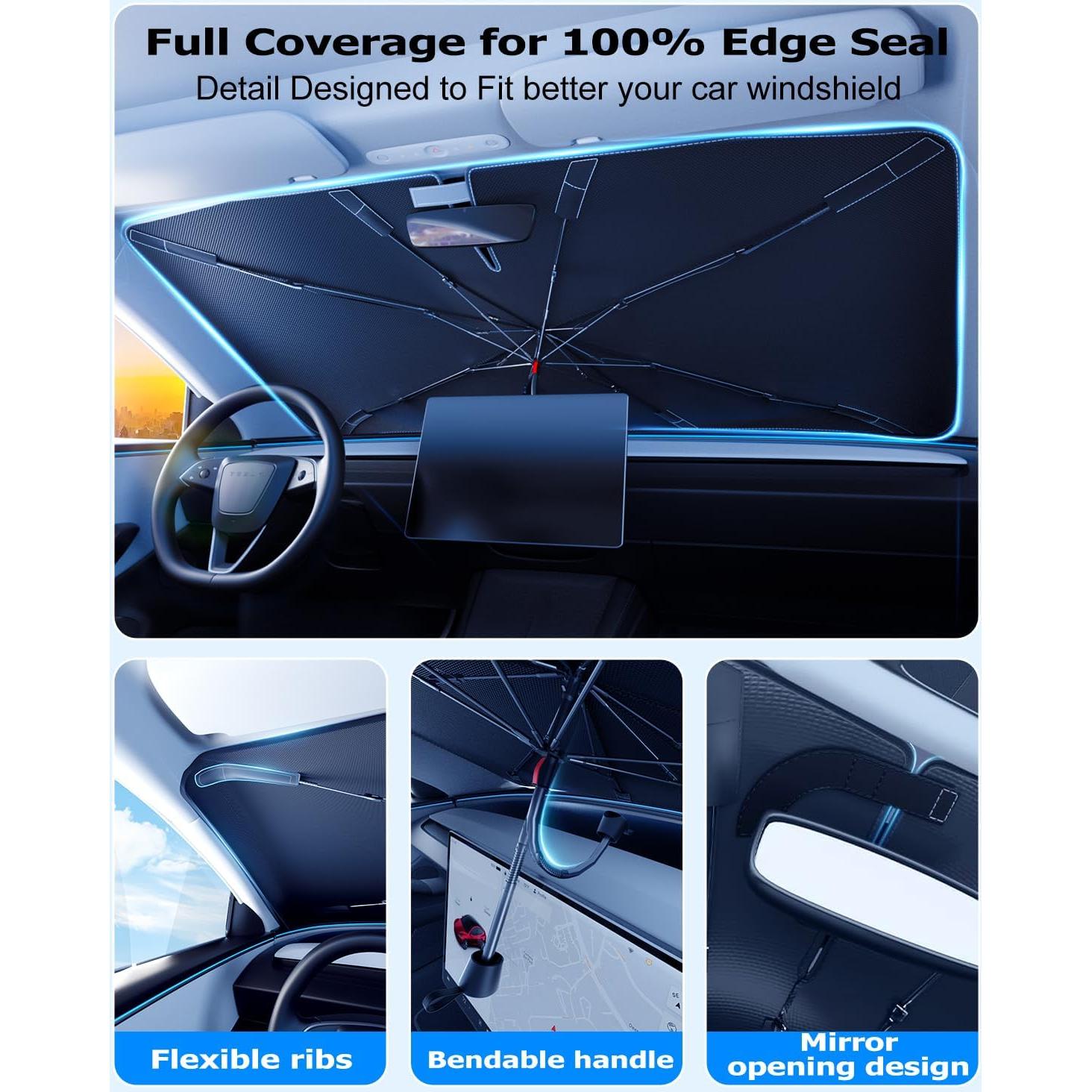 Protector Solar para Parabrisas DooGooCoo ZYS-2025-XB-2-1 145x84cm