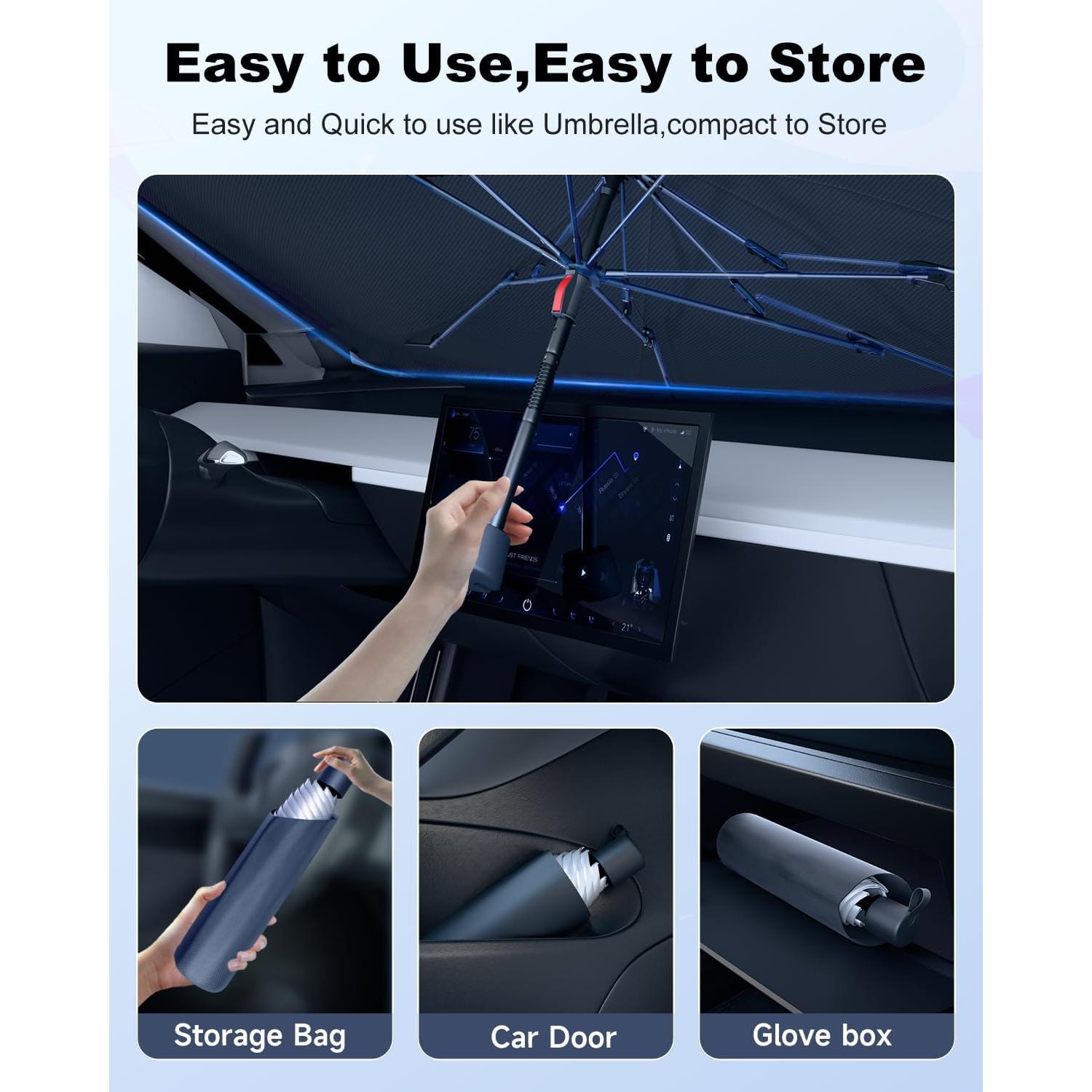 Protector Solar para Parabrisas DooGooCoo ZYS-2025-XB-2-1 145x84cm