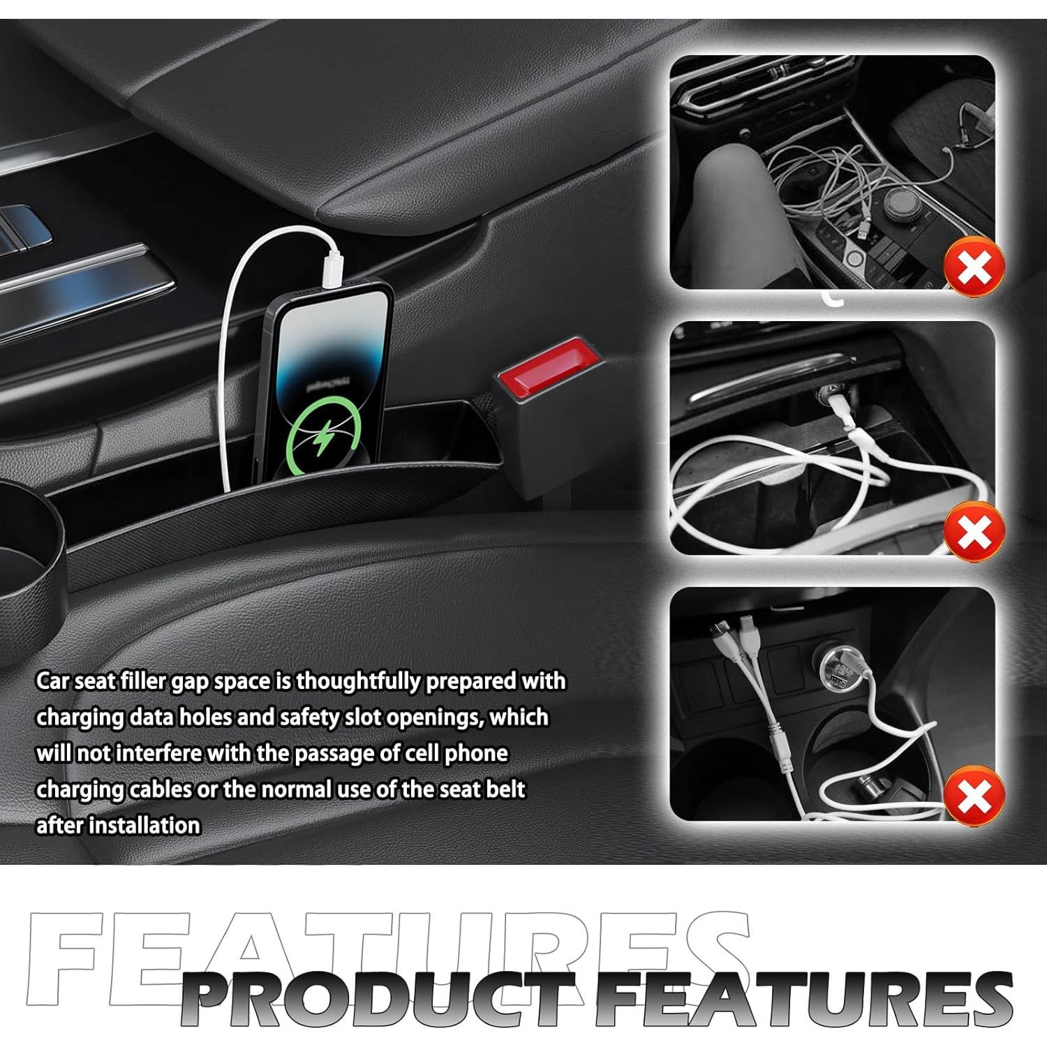 Relleno Organizador de Espacio entre Asientos Figpade 42x8.7cm